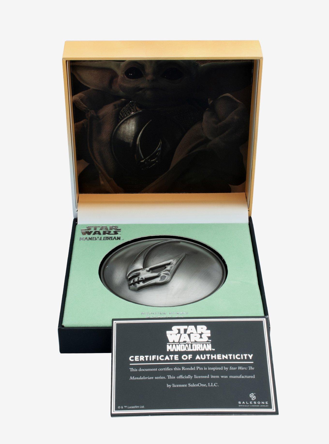 Star wars The Mandalorian Grogu Chest Plate Pin, , alternate