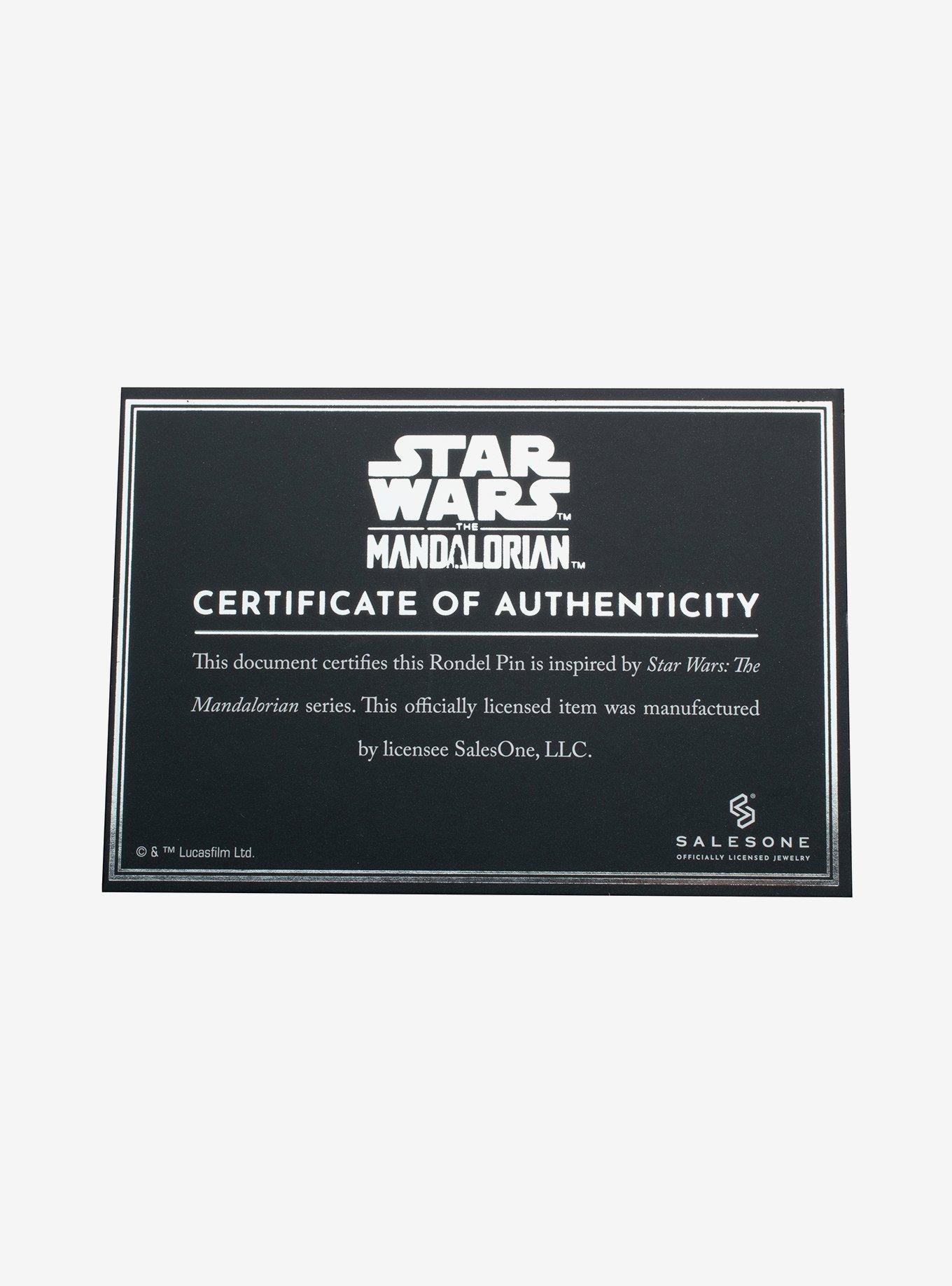 Star wars The Mandalorian Grogu Chest Plate Pin, , alternate