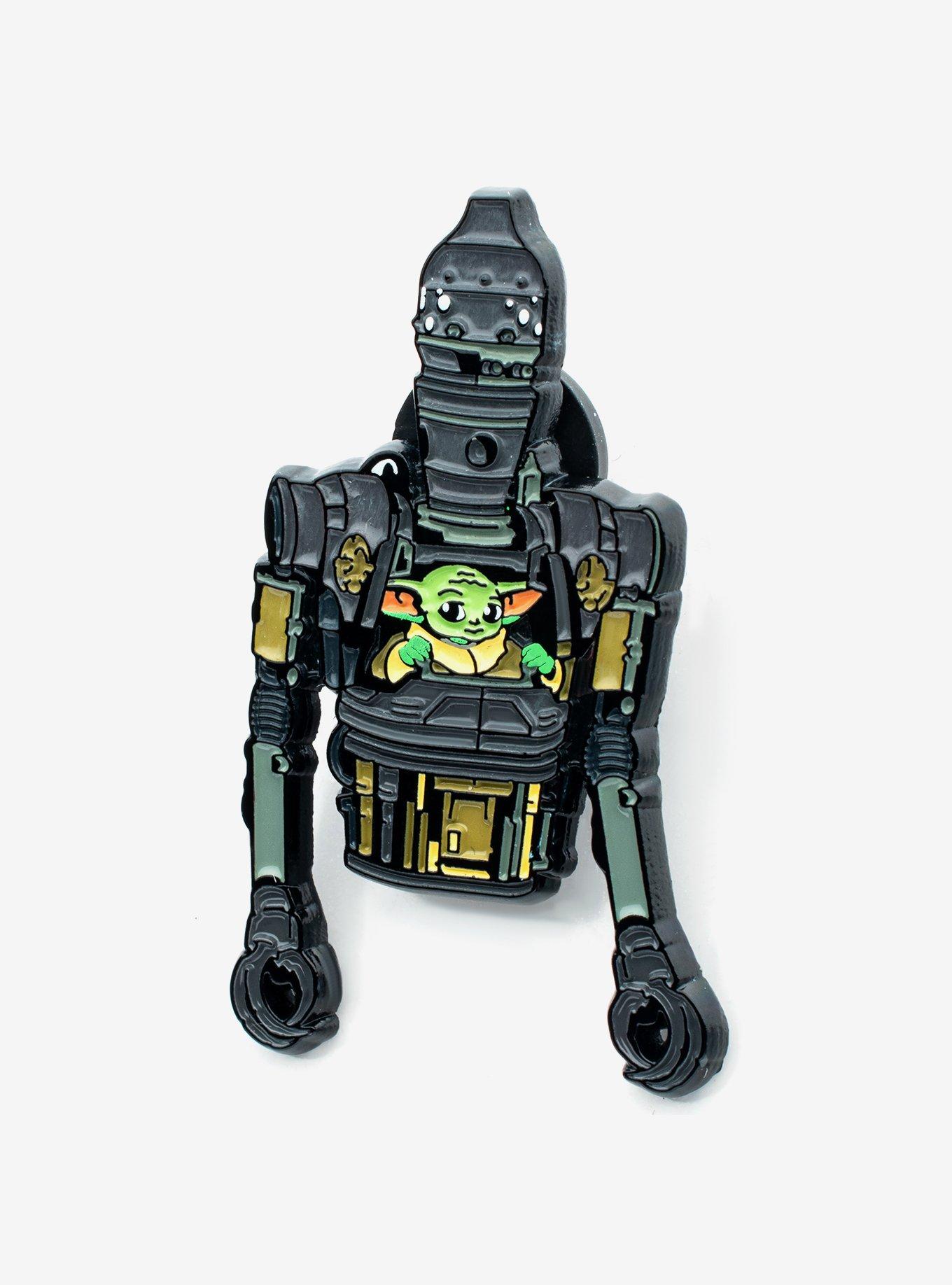 Star Wars Mandalorian 3 Grogu in IG-12 Enamel Pin, , hi-res