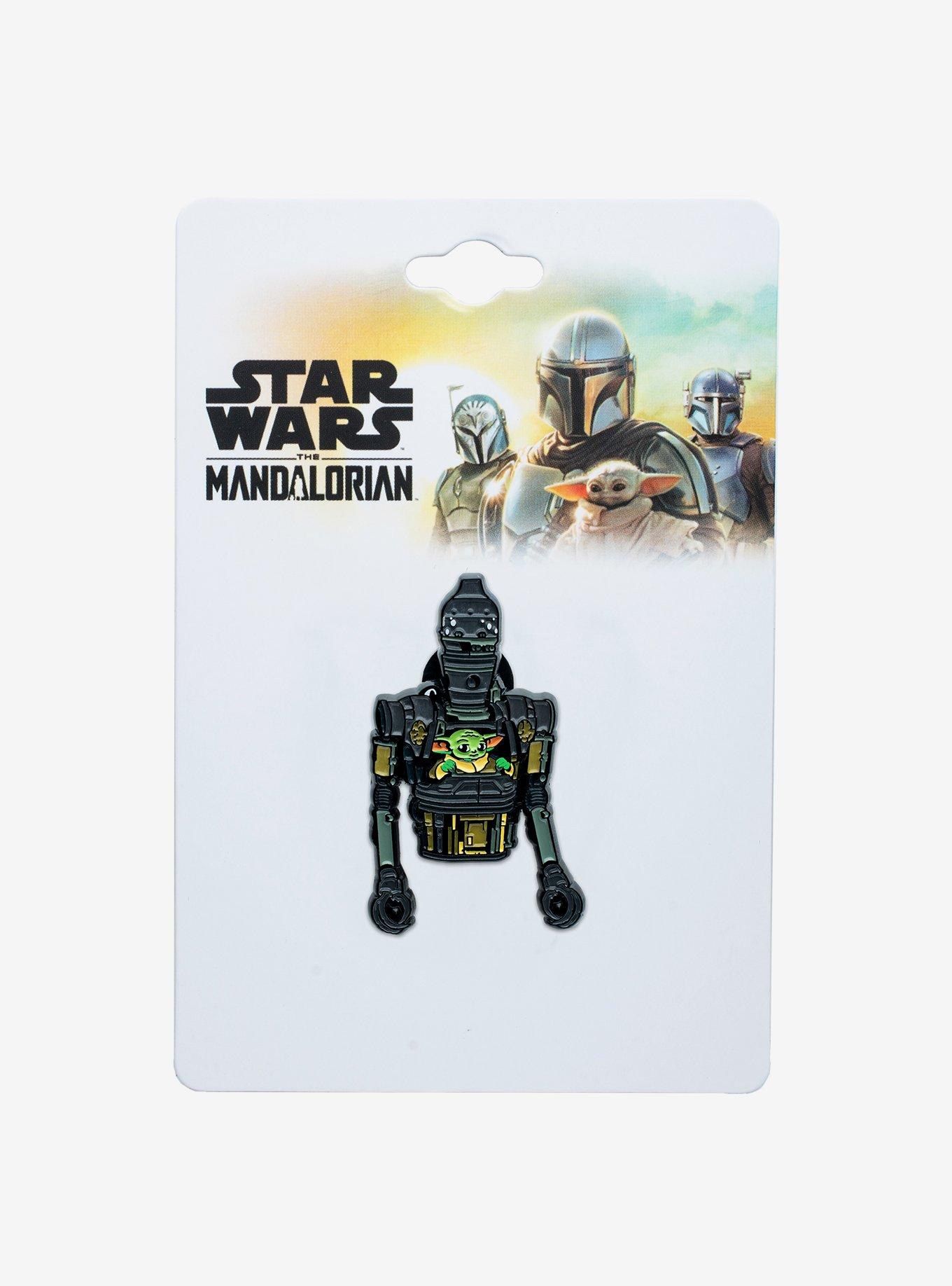 Star Wars Mandalorian 3 Grogu in IG-12 Enamel Pin, , alternate