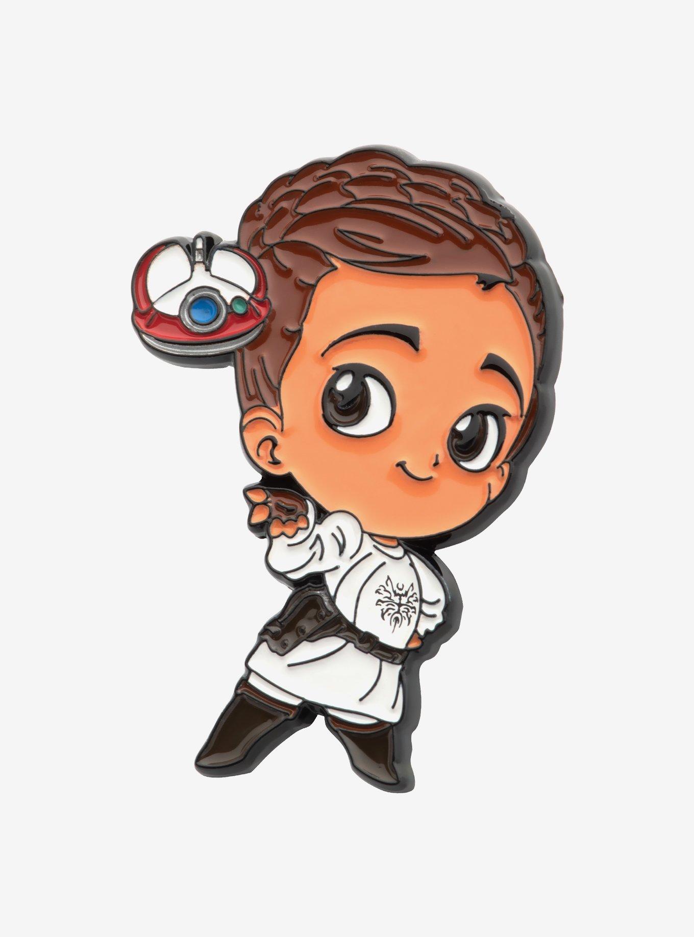 Star Wars Obi-Wan Kenobi Leia and Lola Enamel Pin, , hi-res