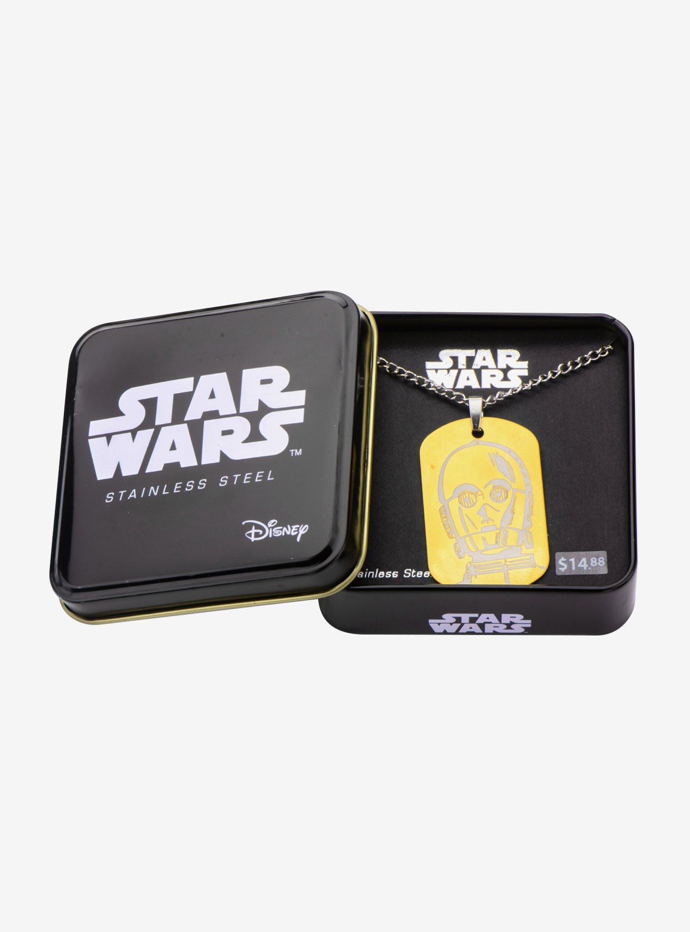 Star Wars C-3PO Dog Tag Pendant Necklace, , alternate