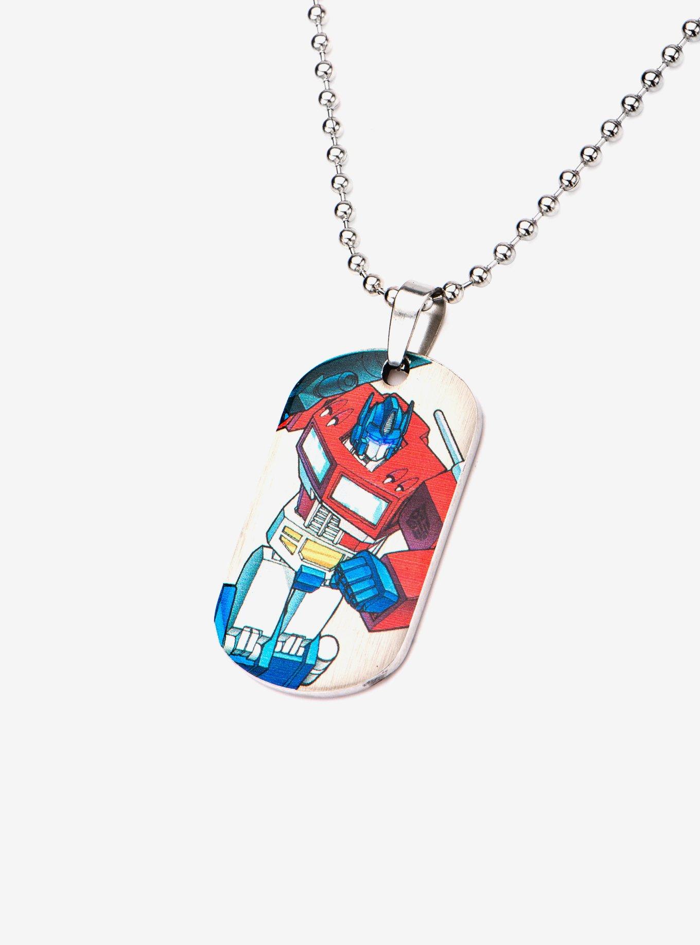 Transformers Robot Car Dog Tag Pendant Necklace, , hi-res