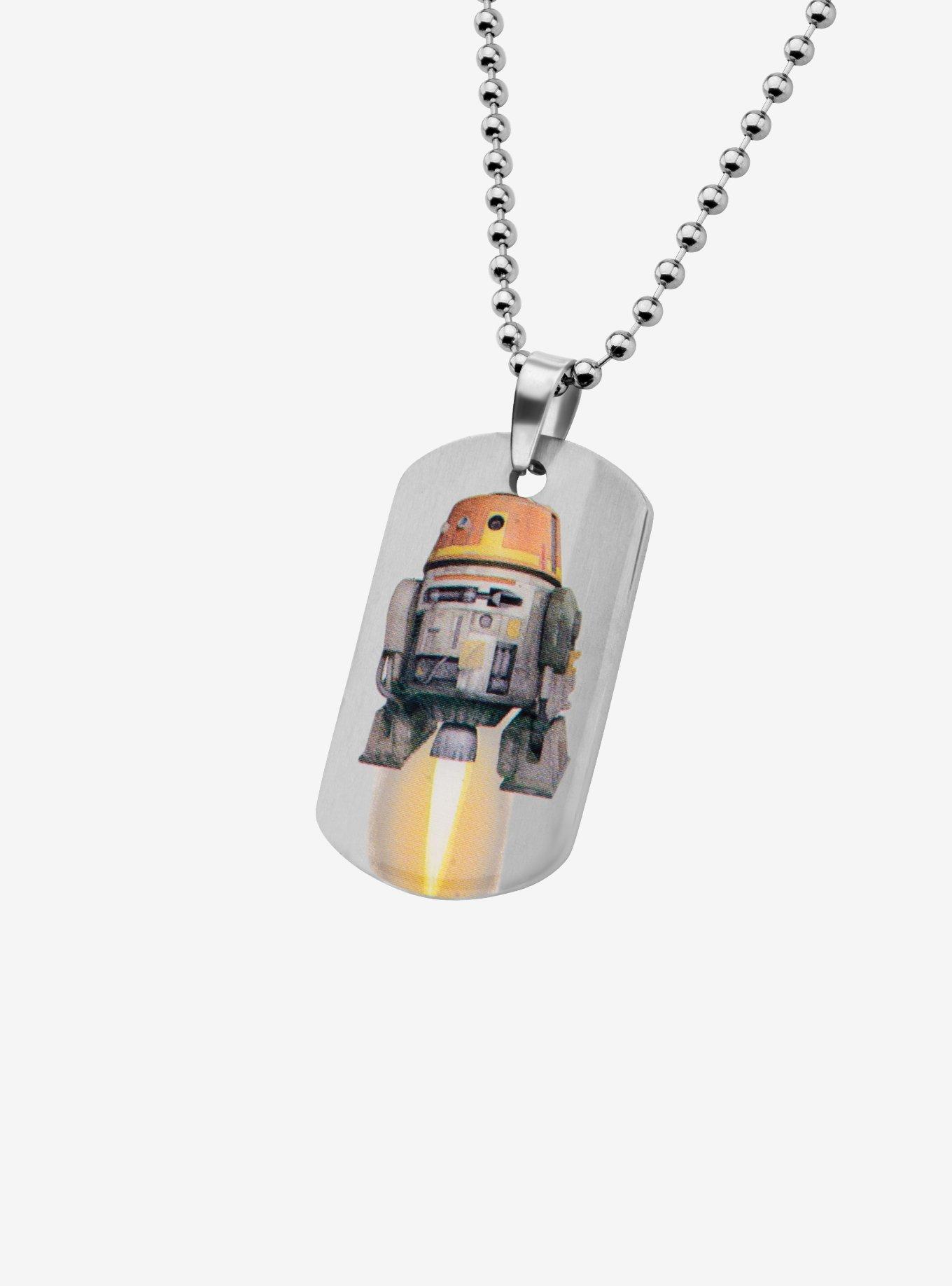 Star Wars Rebels Chopper Kids Dog Tag Pendant Necklace, , hi-res