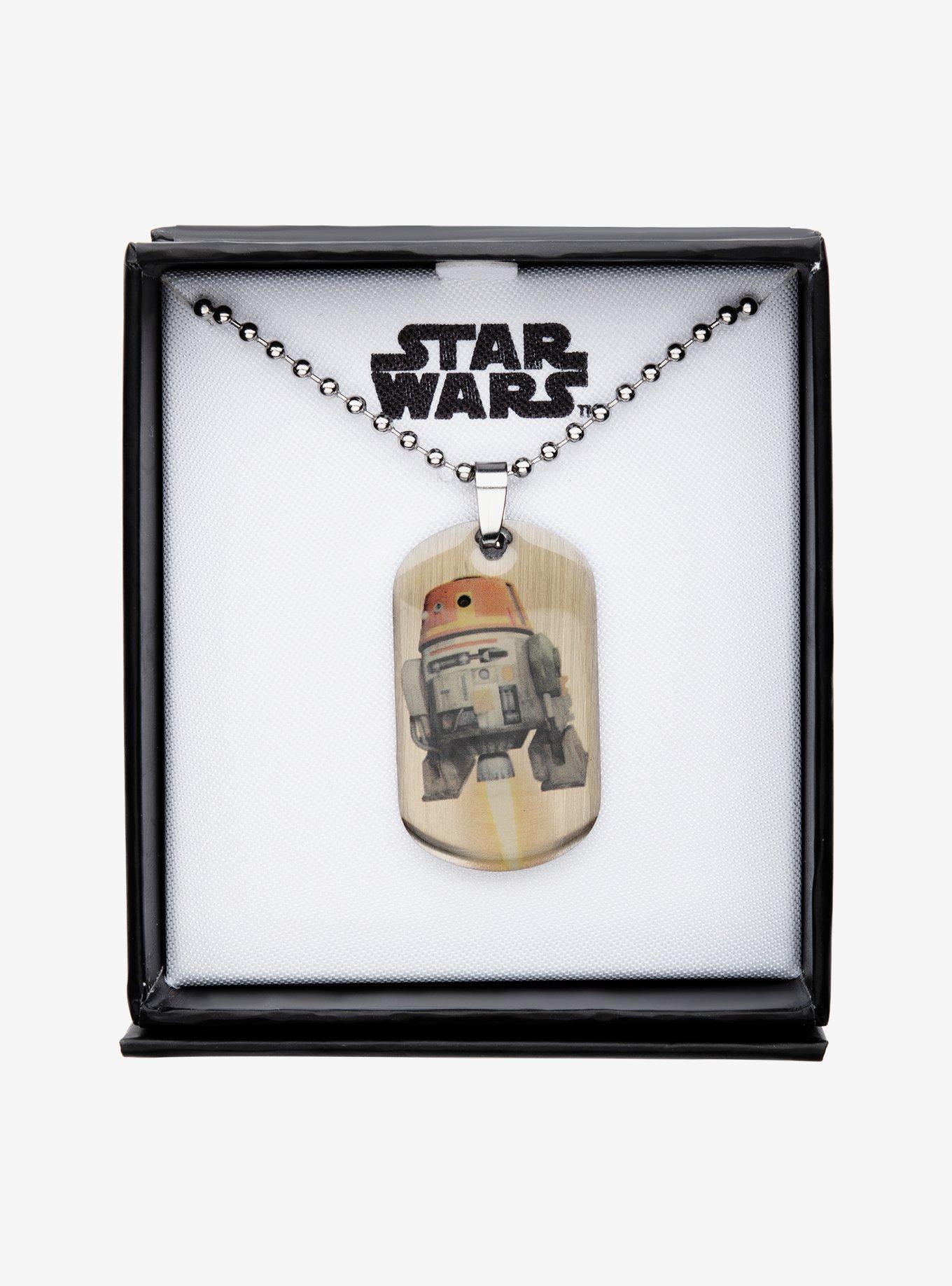Star Wars Rebels Chopper Kids Dog Tag Pendant Necklace, , alternate