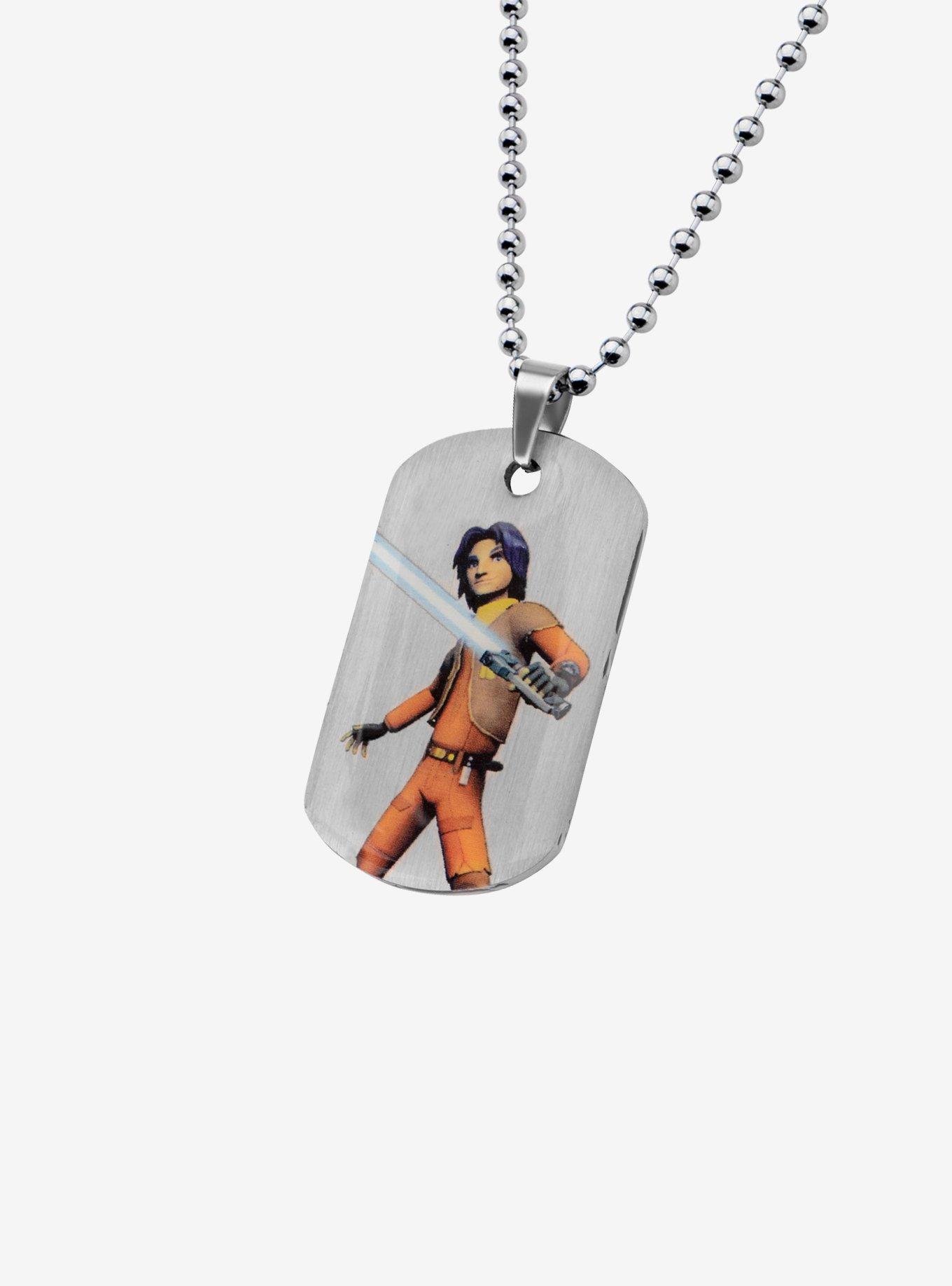 Star Wars Rebels Ezra Kids Dog Tag Pendant Necklace, , hi-res