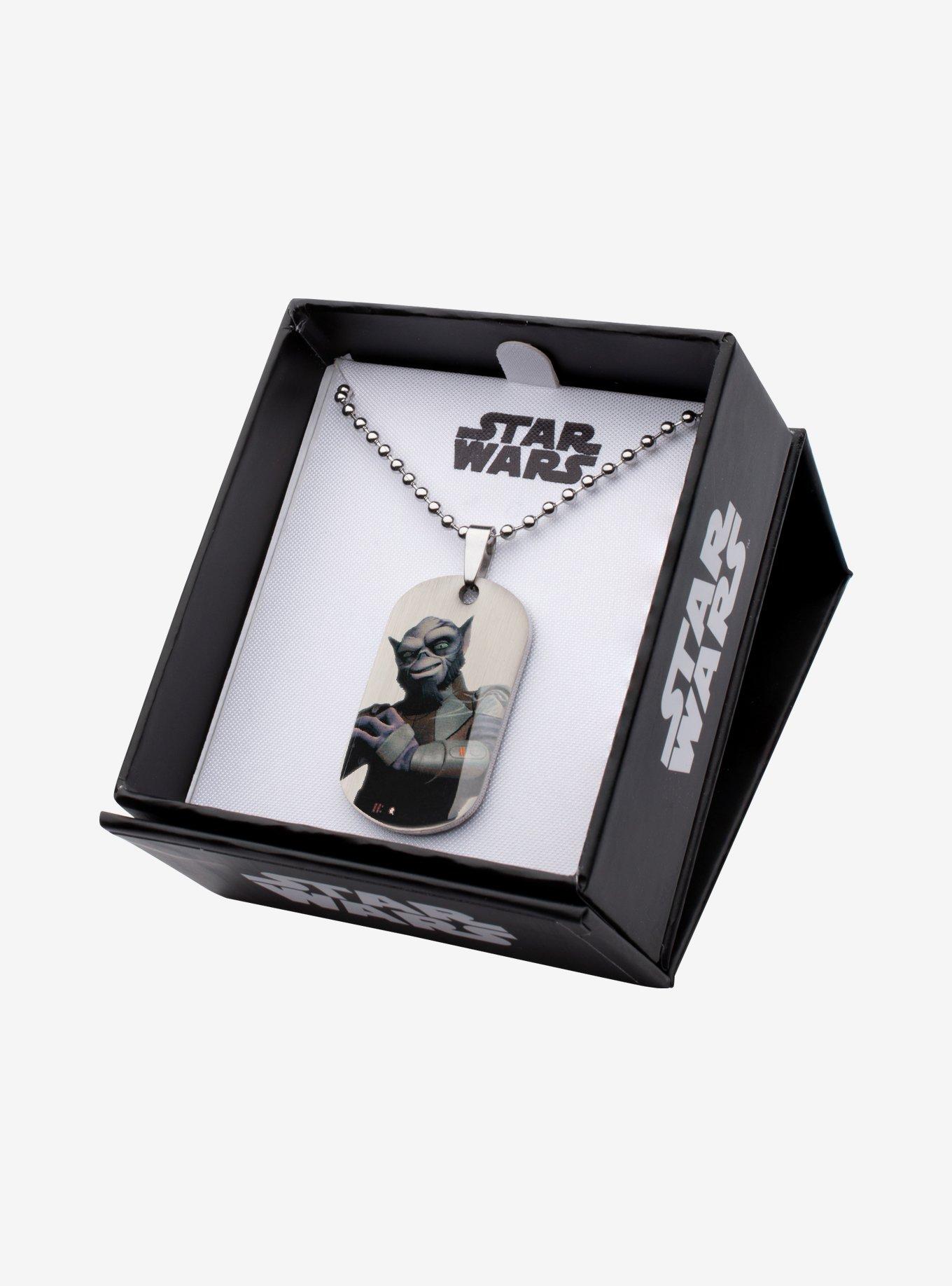 Star Wars Rebels Zeb Kids Dog Tag Pendant Necklace, , alternate