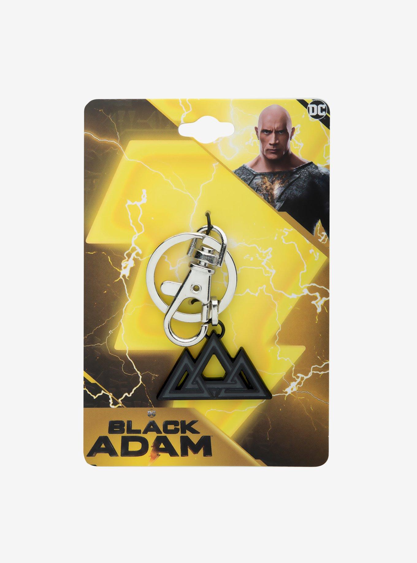 DC Comics Black Adam Triple Triangle Keychain, , alternate