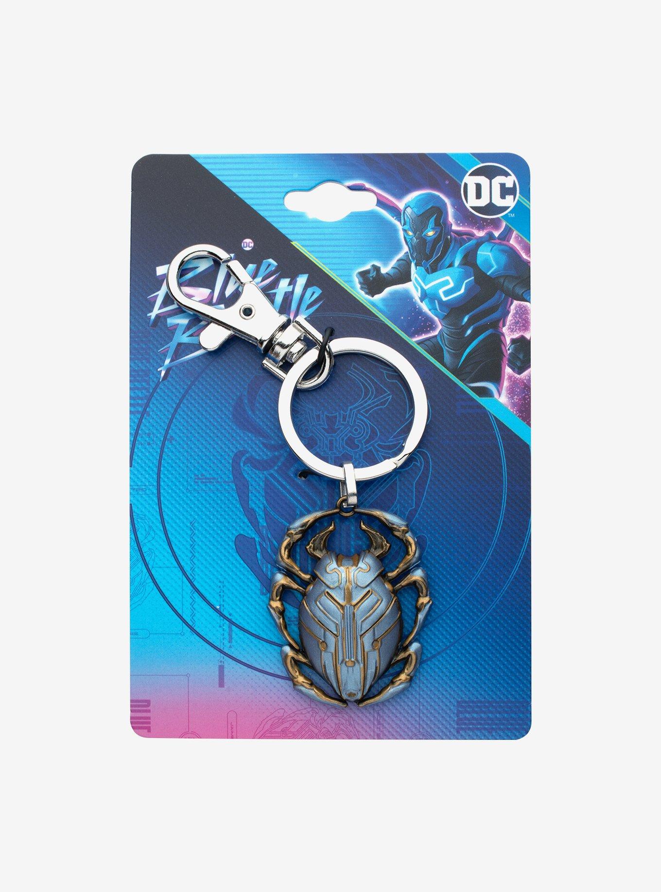 DC Comics Blue Beetle 3D Enamel Keychain, , alternate