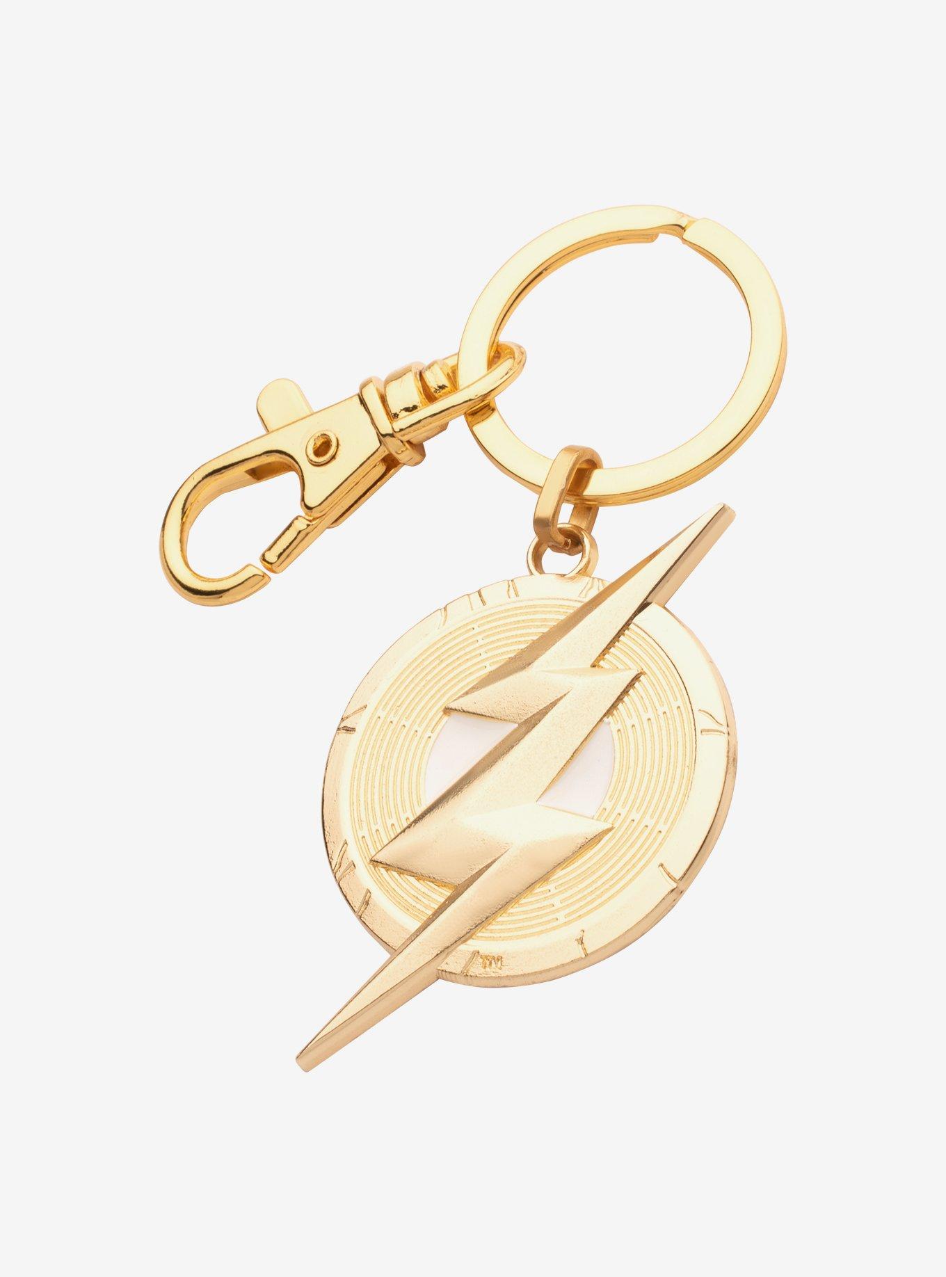 DC Comics The Flash Logo Chest Keychain, , hi-res