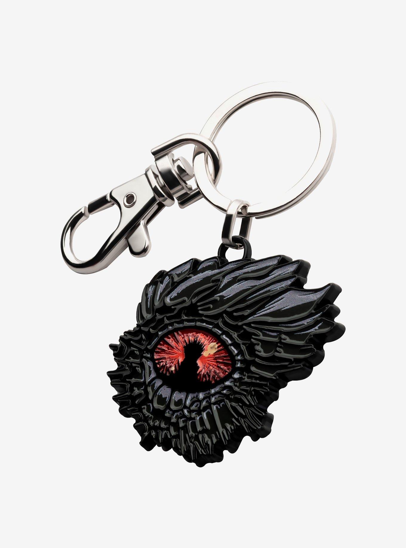 House Of The Dragon Dragon Eye Throne Enamel Keychain, , hi-res