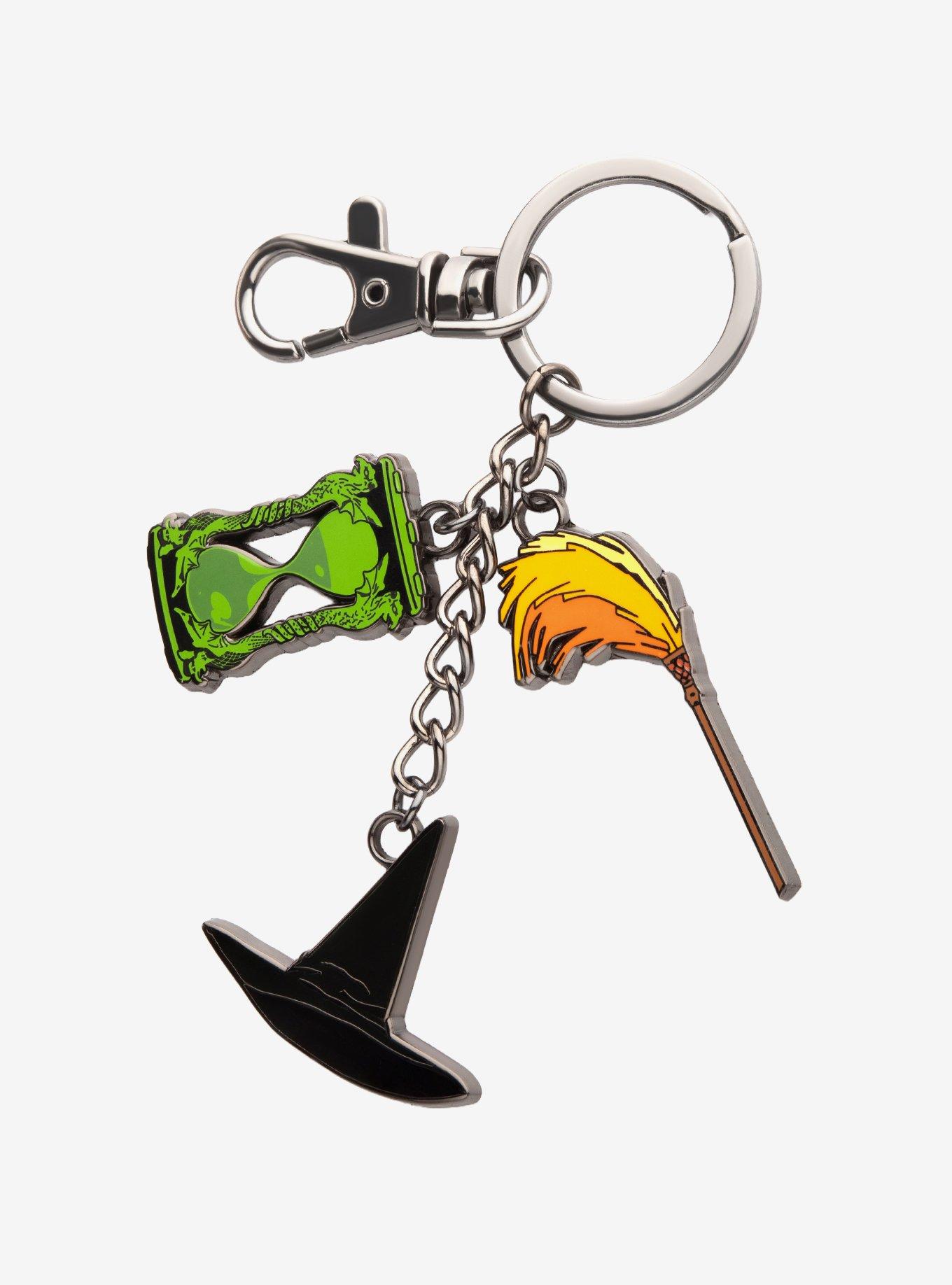 The Wizard of Oz Witch Multi Charm Enamel Keychain, , hi-res