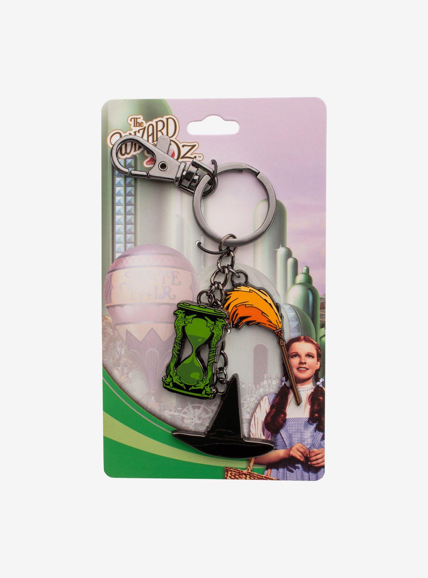 The Wizard of Oz Witch Multi Charm Enamel Keychain, , alternate