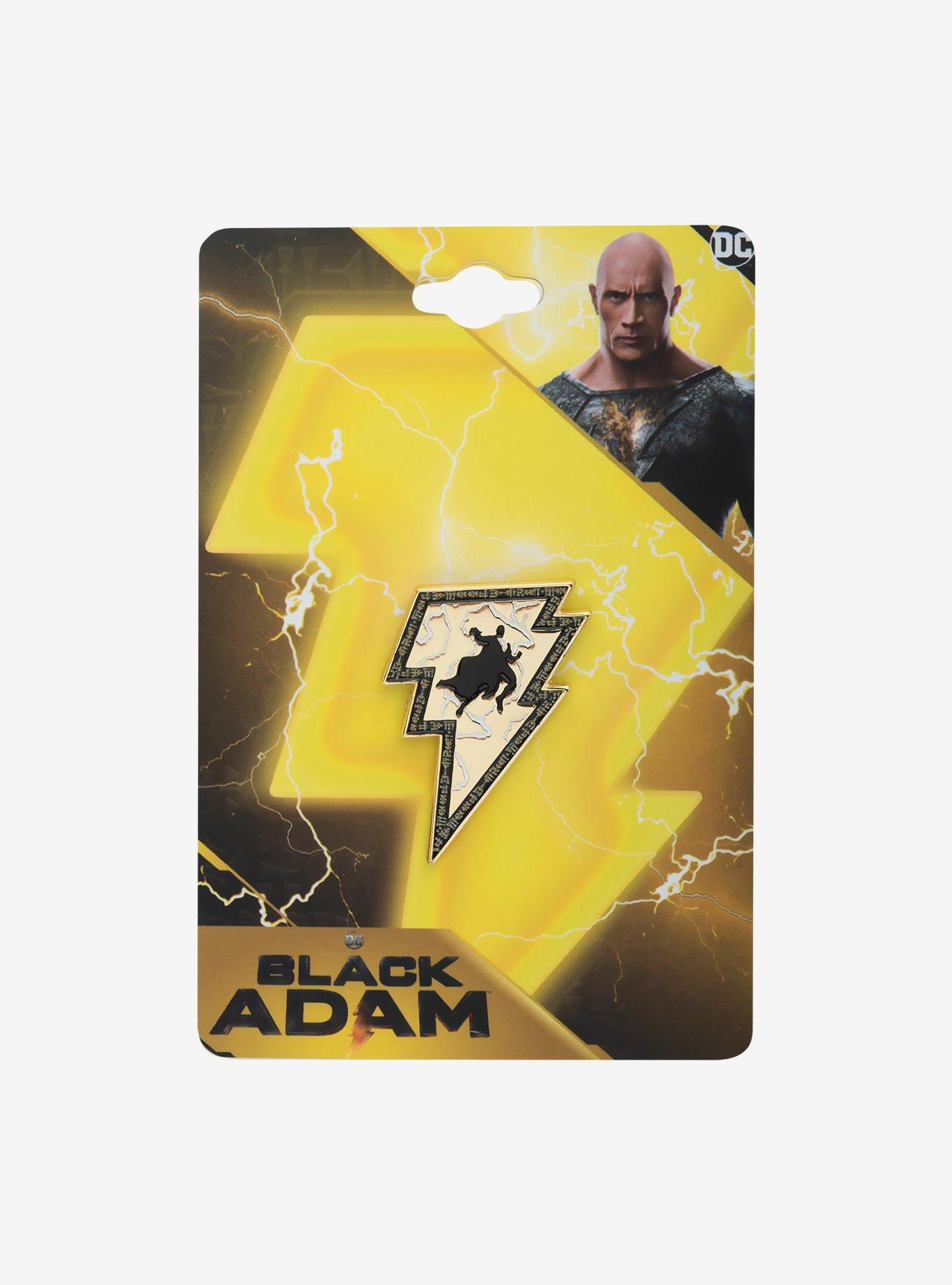 DC Comics Black Adam Lightning Bolt Pin, , alternate