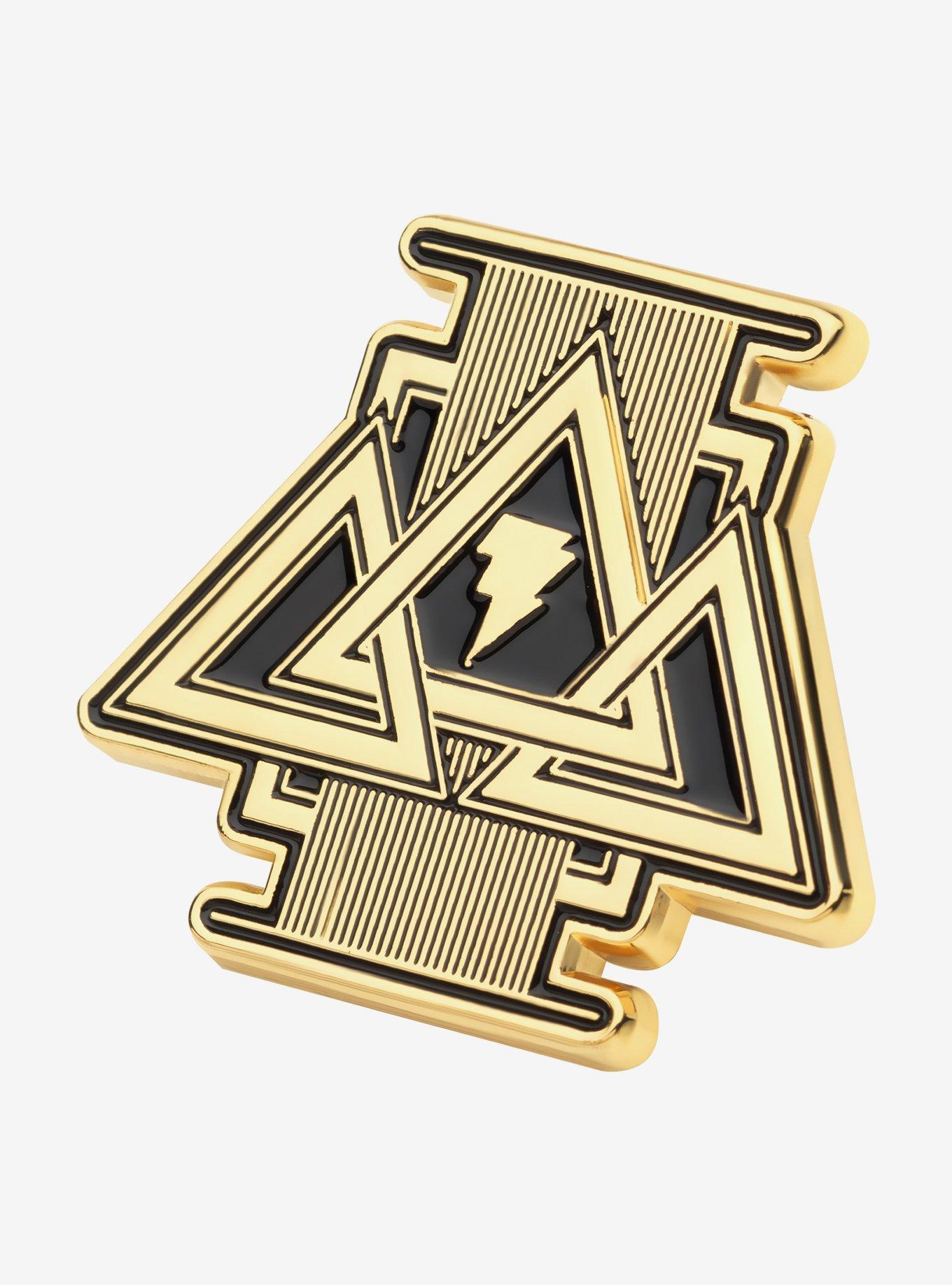 DC Comics Black Adam Triple Triangle Pin, , hi-res