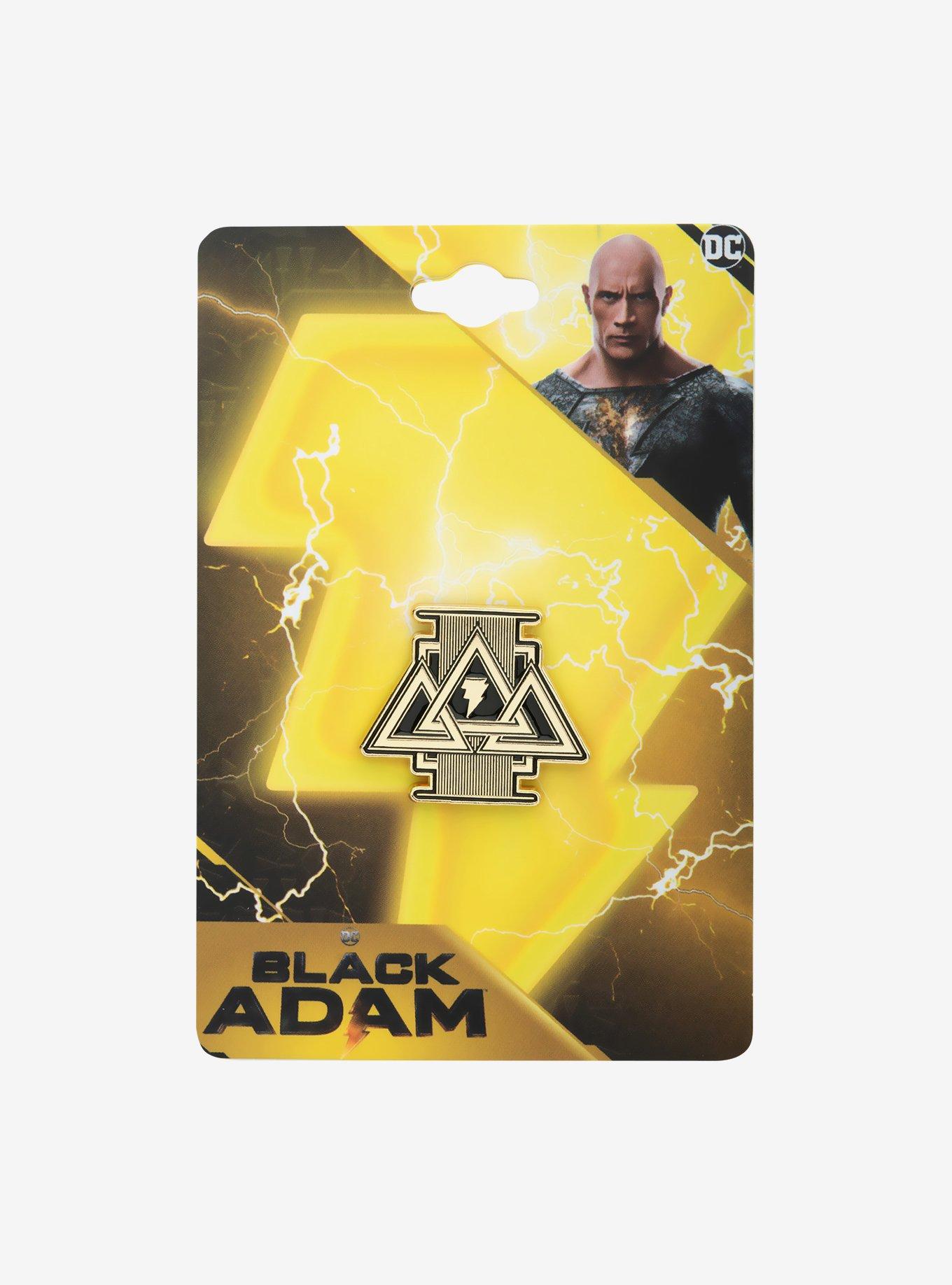 DC Comics Black Adam Triple Triangle Pin, , alternate