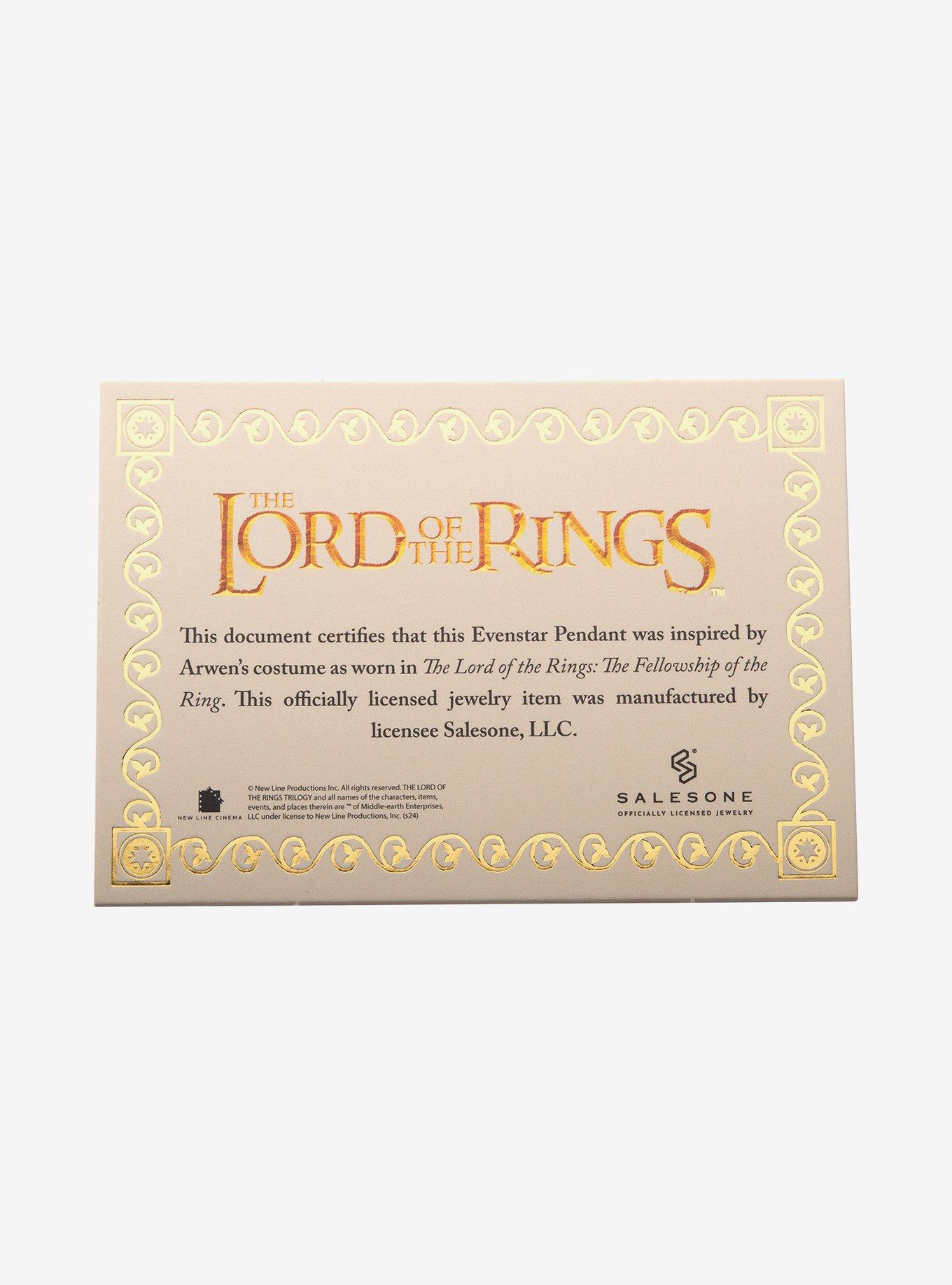 The Lord of the Rings Arwen's Evenstar Pendant Necklace, , alternate