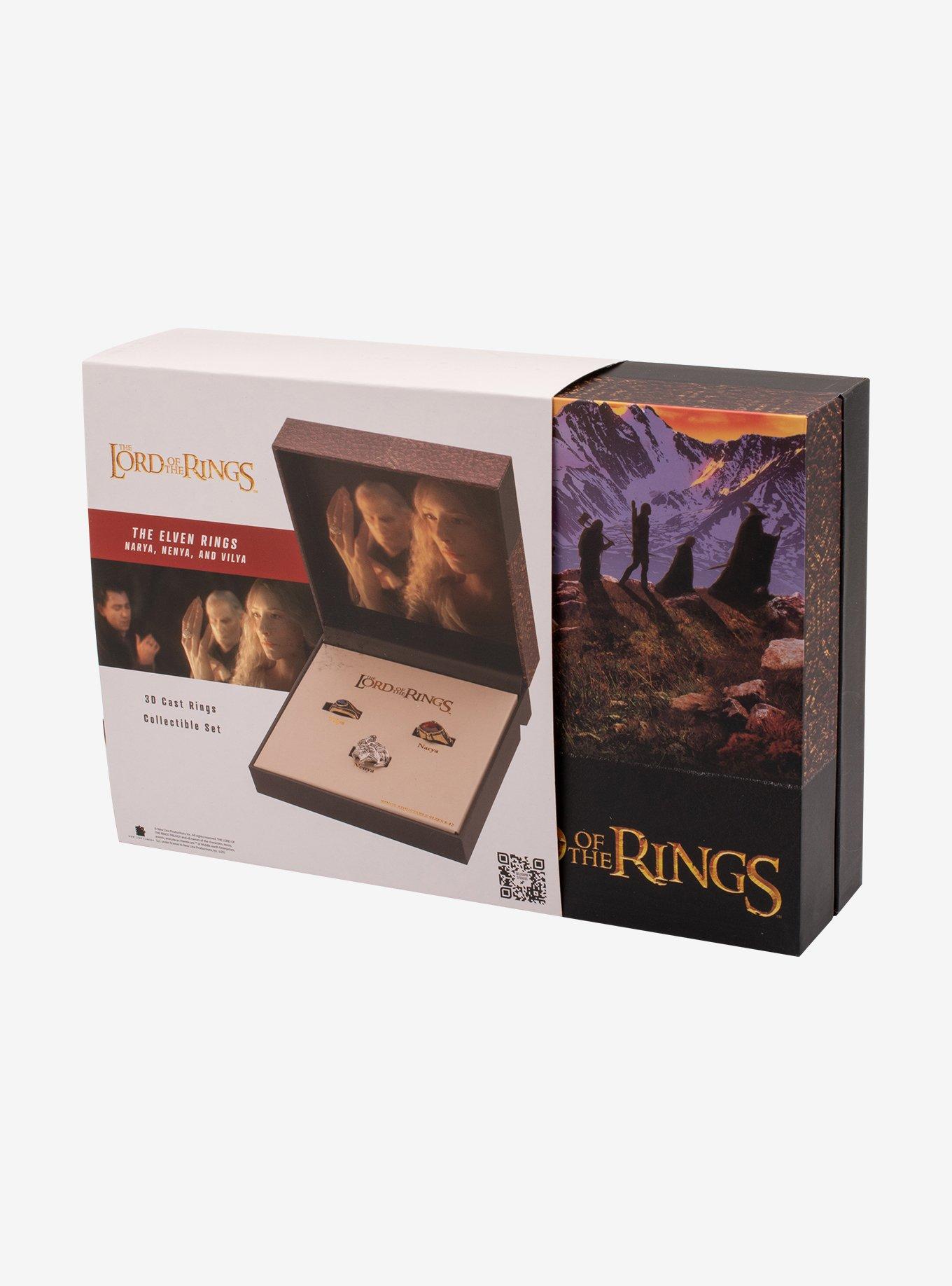 The Lord of the Rings Three Elven Adjustable Ring Set, , alternate