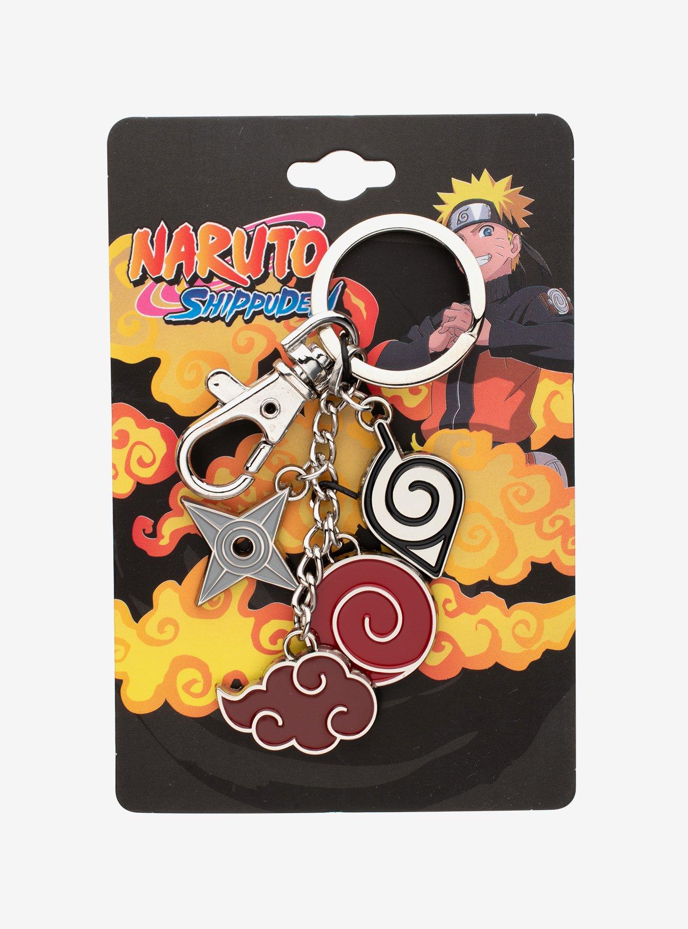 Naruto Cloud Multi Charm Keychain, , alternate