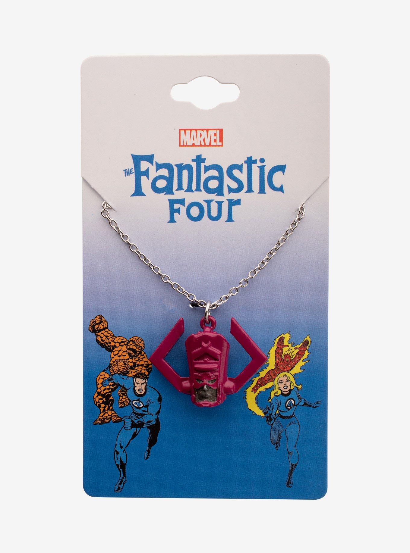 Marvel The Fantastic Four Classic Galactus 3D Flat Back Pendant Necklace