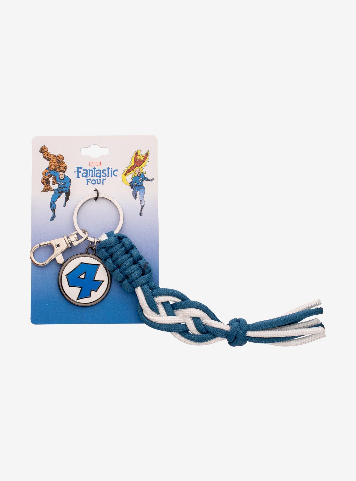 Marvel The Fantastic Four Classic Two Color Knot Keychain, , alternate