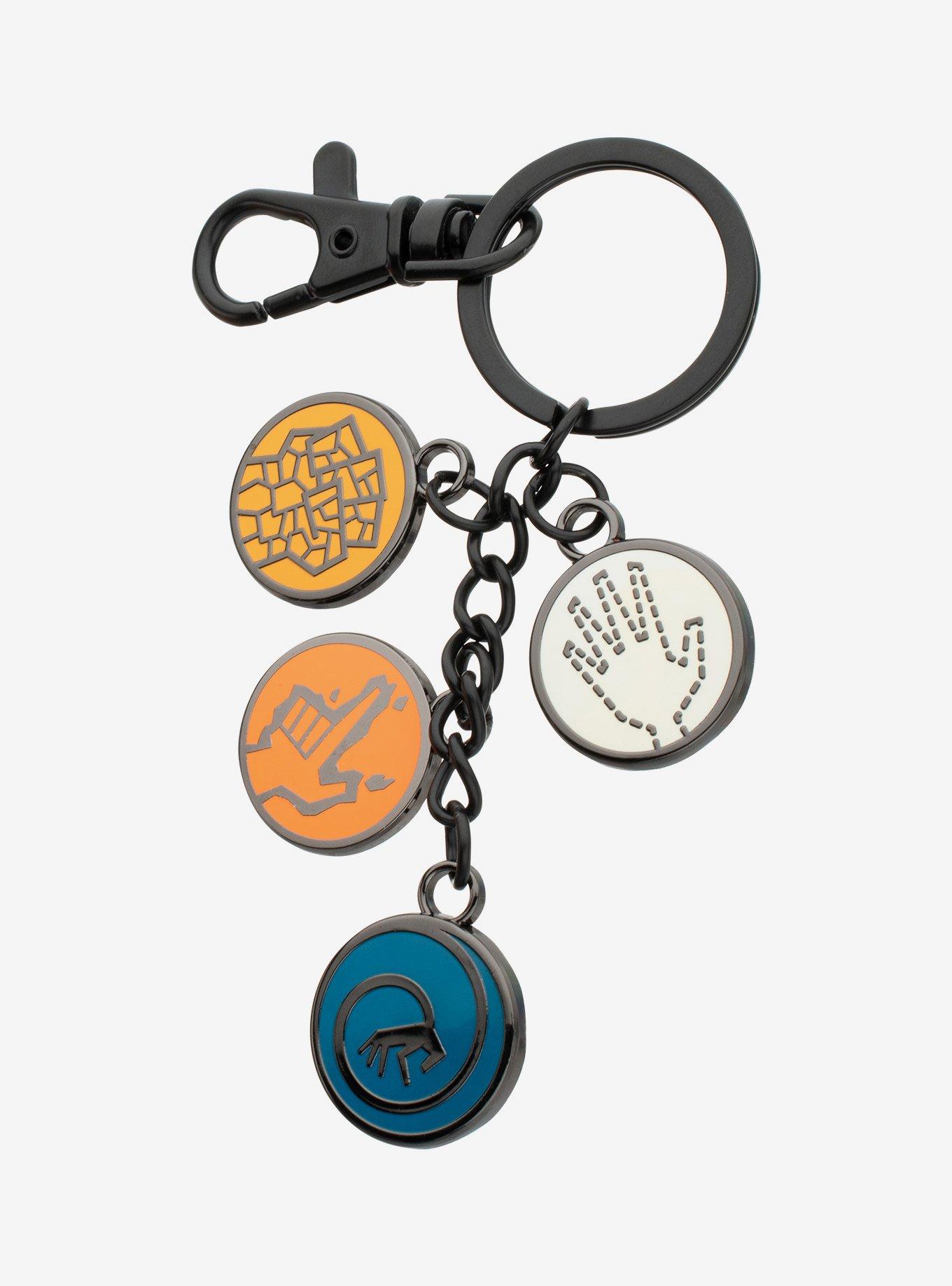 Marvel The Fantastic Four: First Steps Movie Enamel Icon Keychain, , hi-res