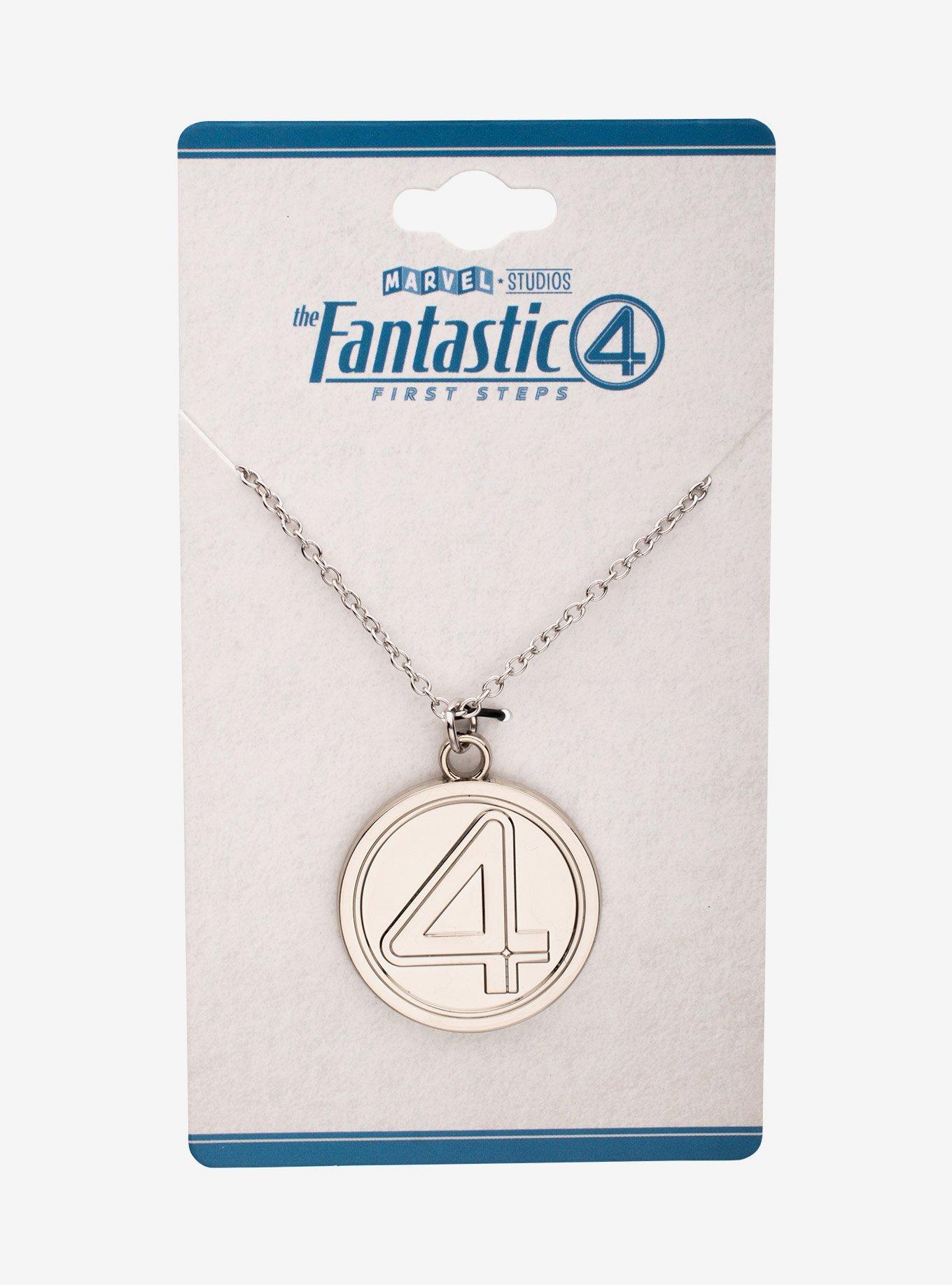 Marvel The Fantastic Four: First Steps Movie Logo Pendant Necklace, , alternate