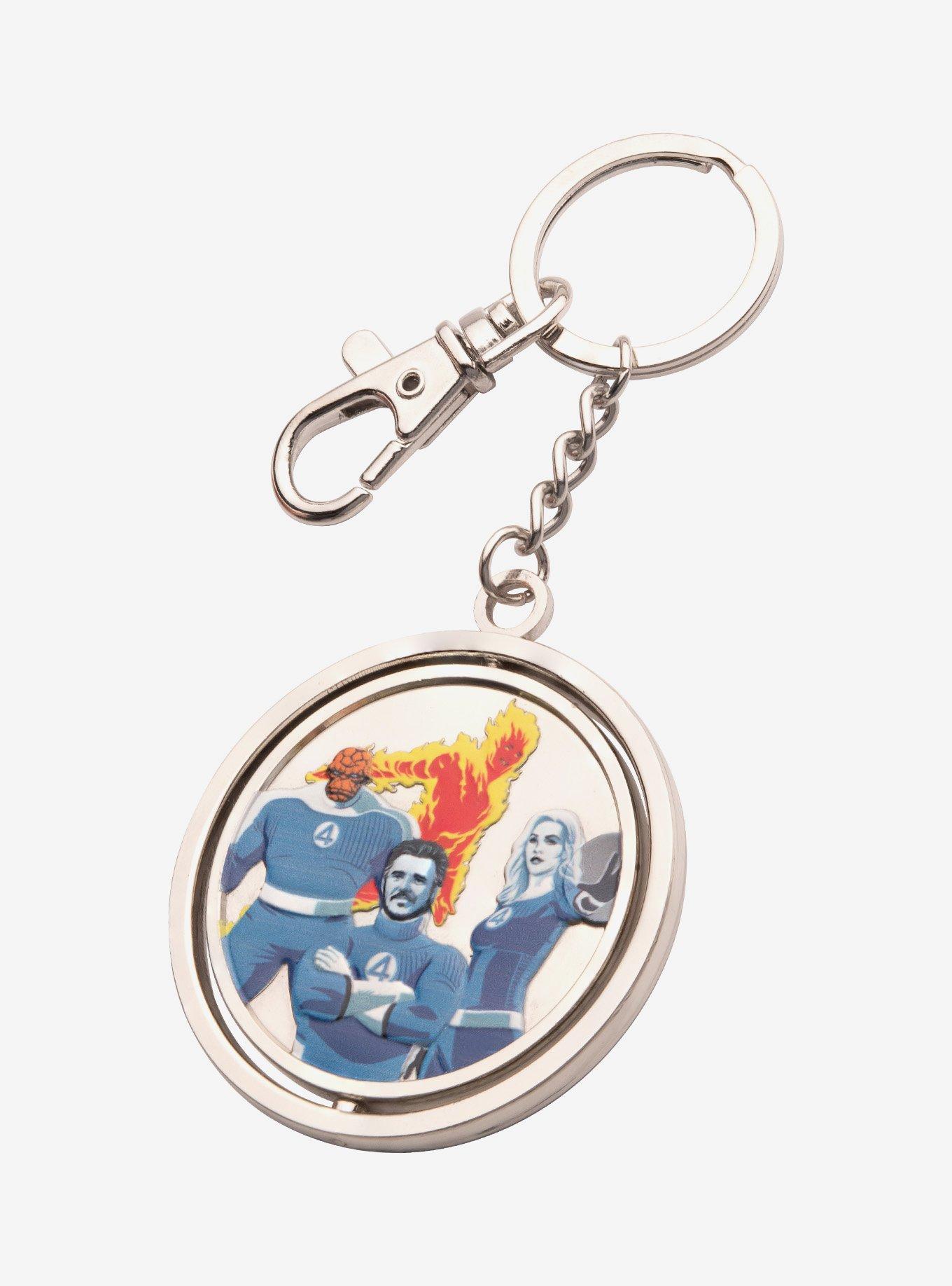 Marvel The Fantastic Four: First Steps Movie Spinning Keychain, , alternate
