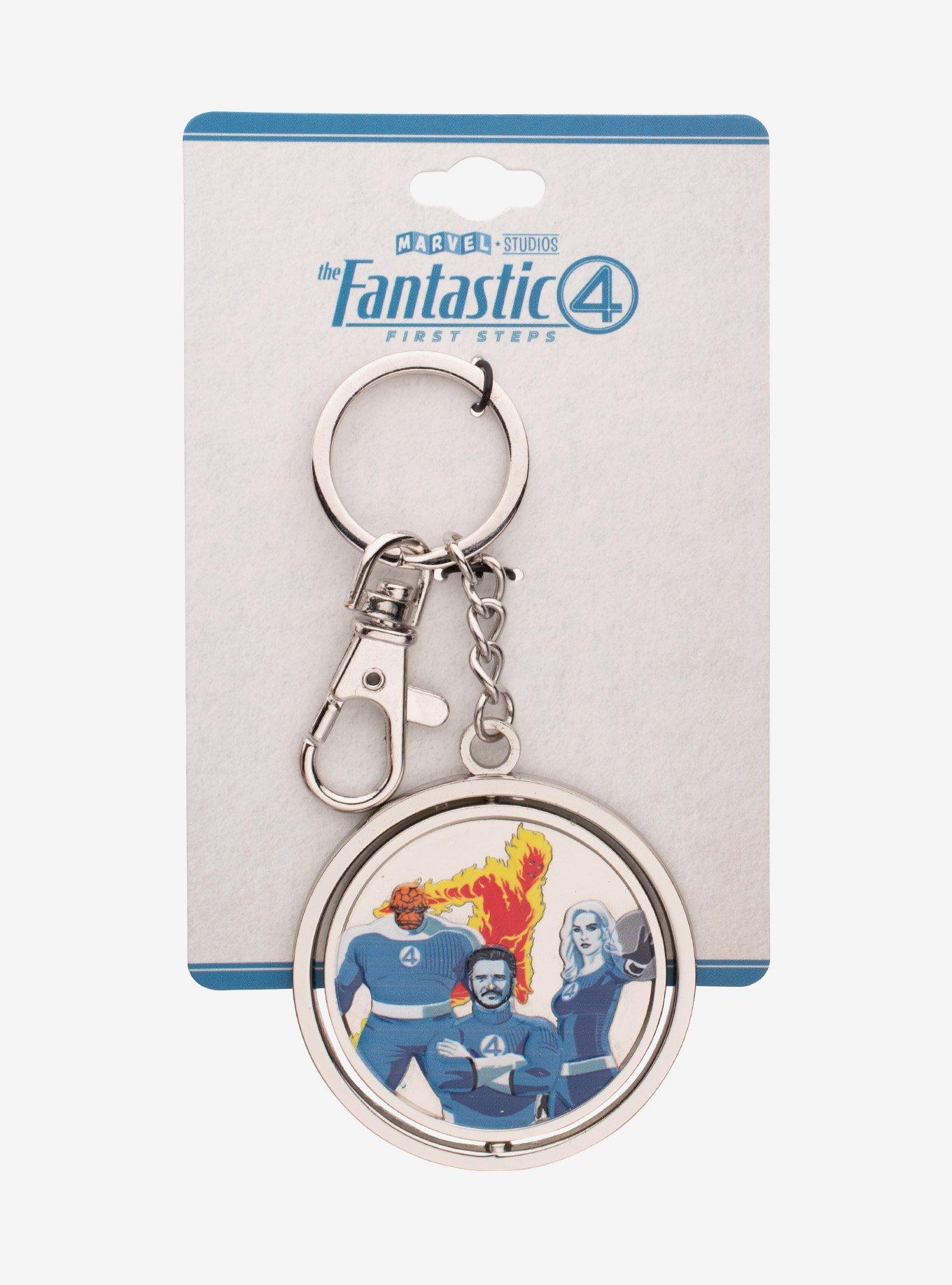 Marvel The Fantastic Four: First Steps Movie Spinning Keychain, , alternate