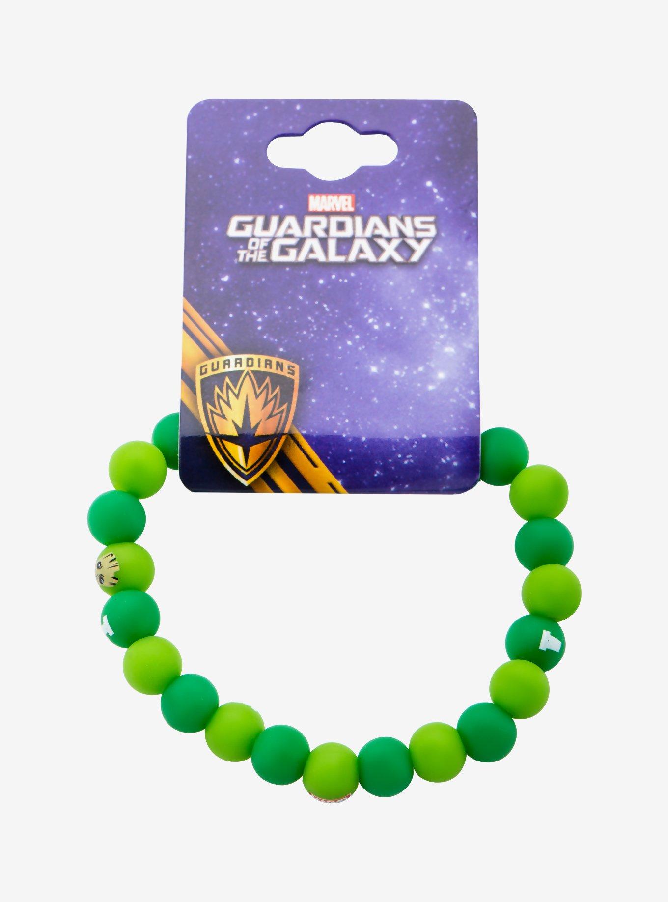 Marvel Guardians of the Galaxy Groot Silicone Beads Bracelet, , alternate