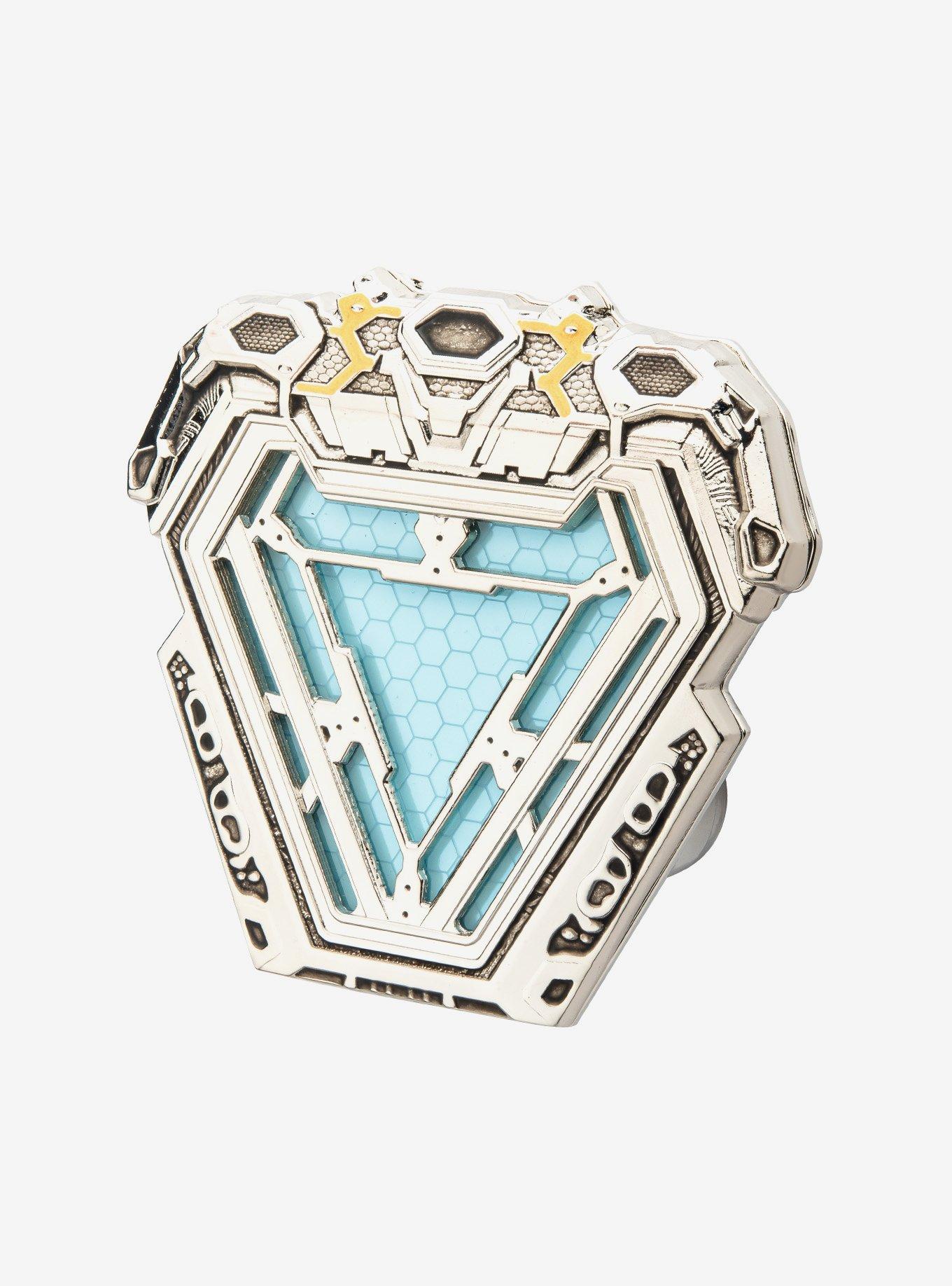 Marvel Avengers Iron Man Light Up Arc Reactor 5 Lapel Pin, , hi-res