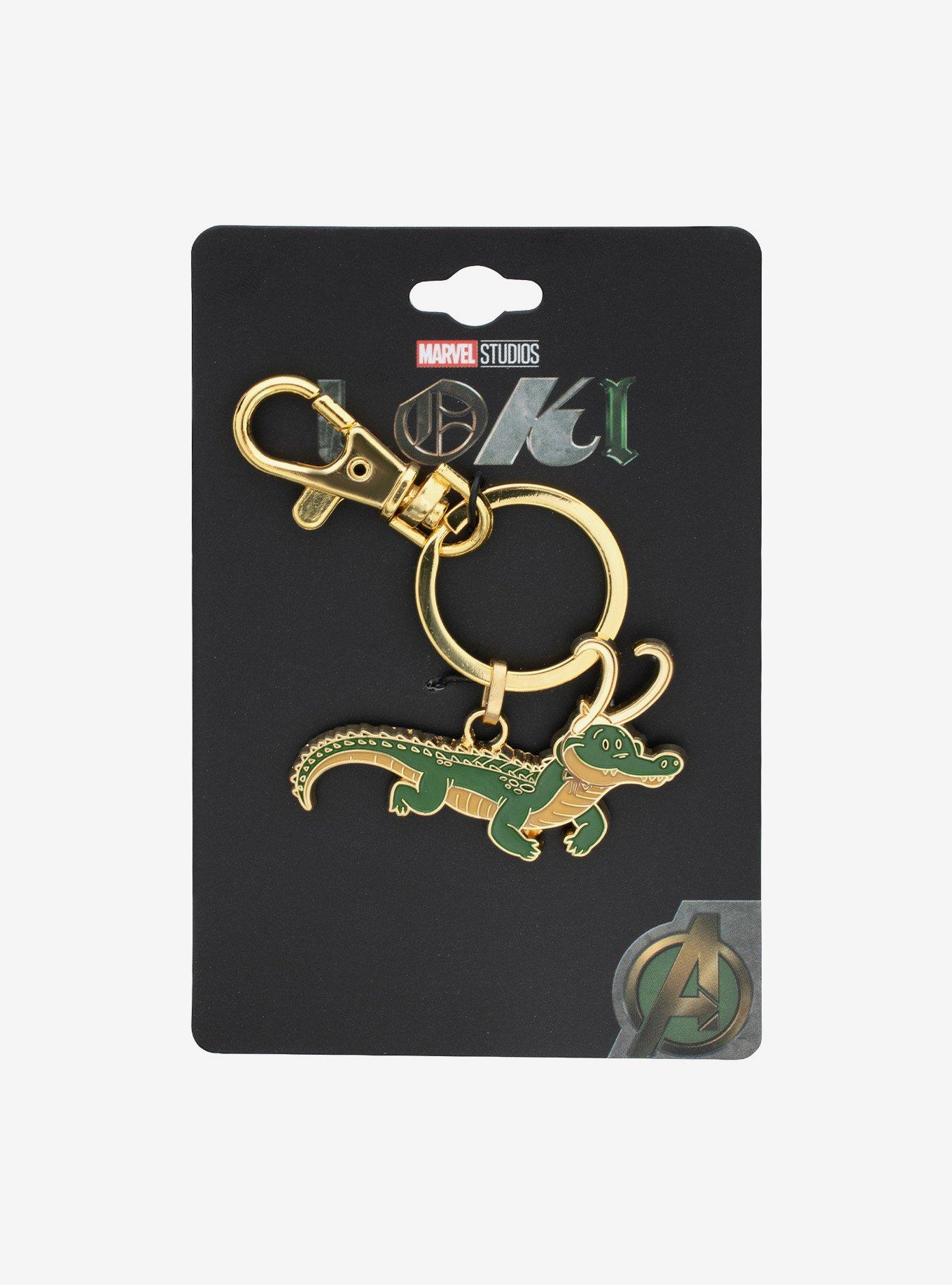 Marvel Loki Alligator Gold Plated Keychain, , alternate