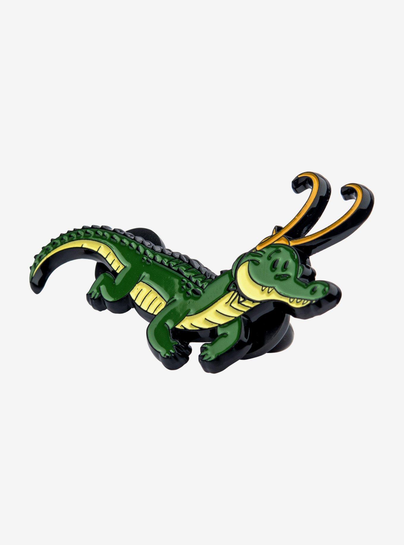 Marvel Loki Alligator Base Metal Pin, , hi-res