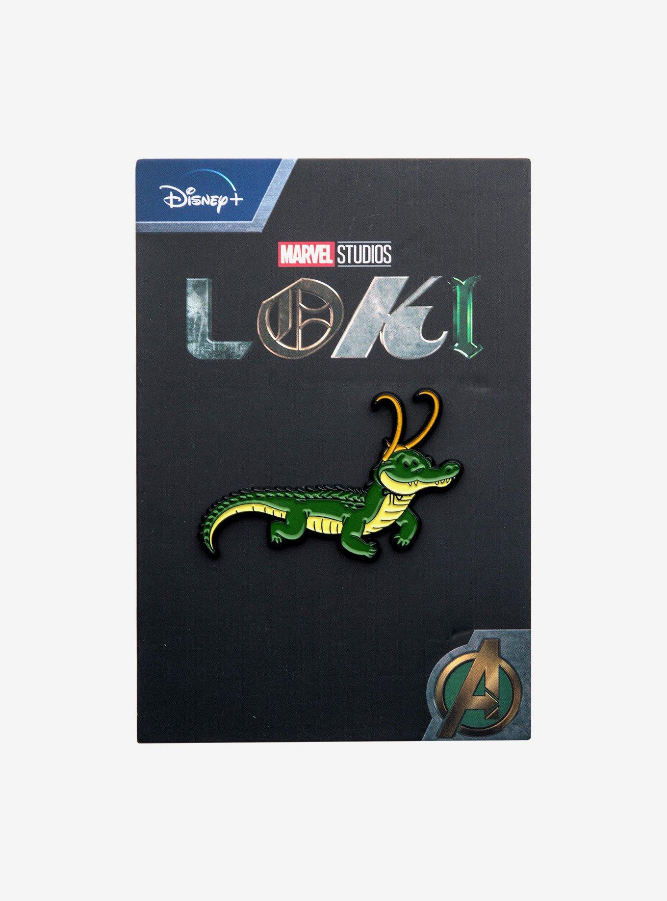 Marvel Loki Alligator Base Metal Pin, , alternate