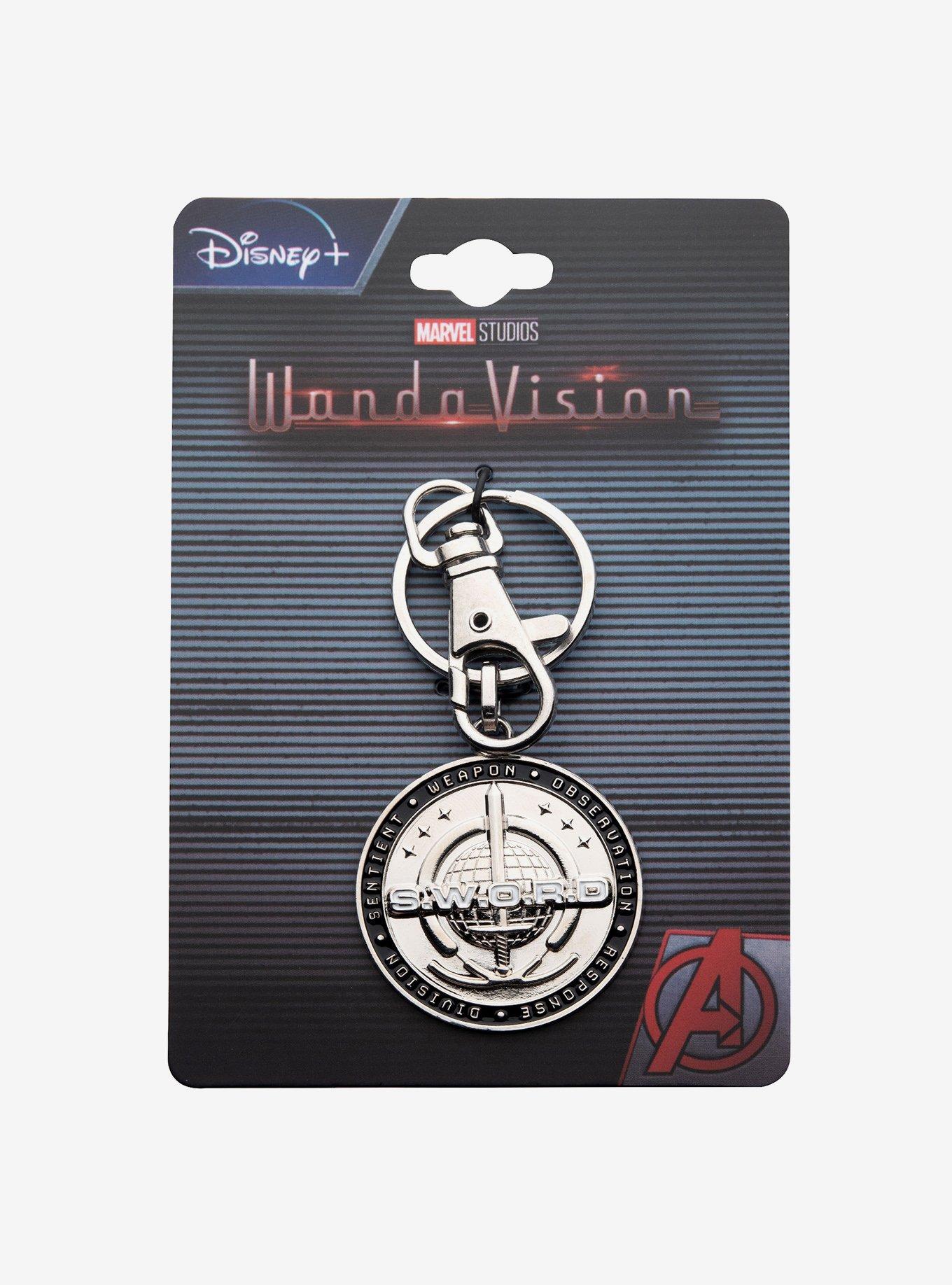 Marvel Wandavision S.W.O.R.D Logo Keychain, , alternate