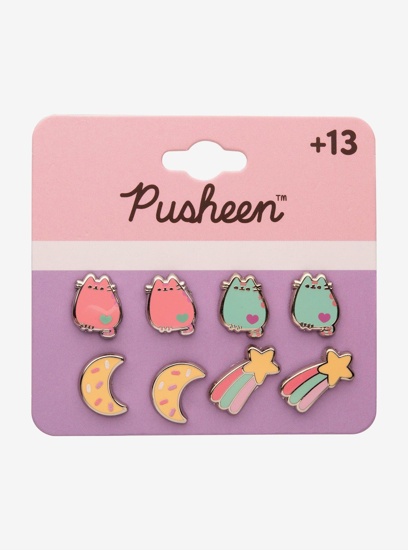 Pusheen Space Stud 4pairs Earring Pack, , alternate