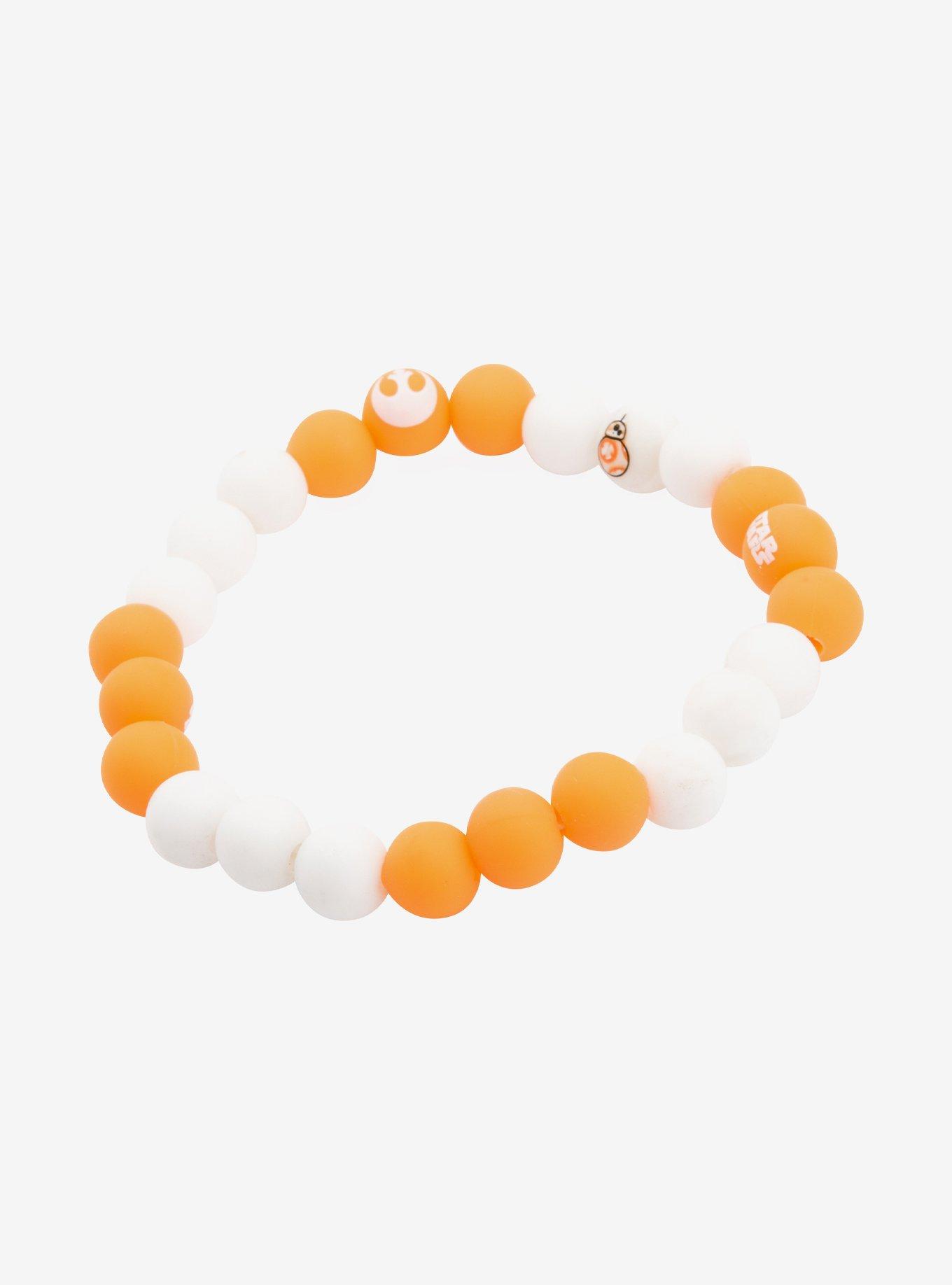 Star Wars Episode 7 BB-8 Silicone Bead Bracelet