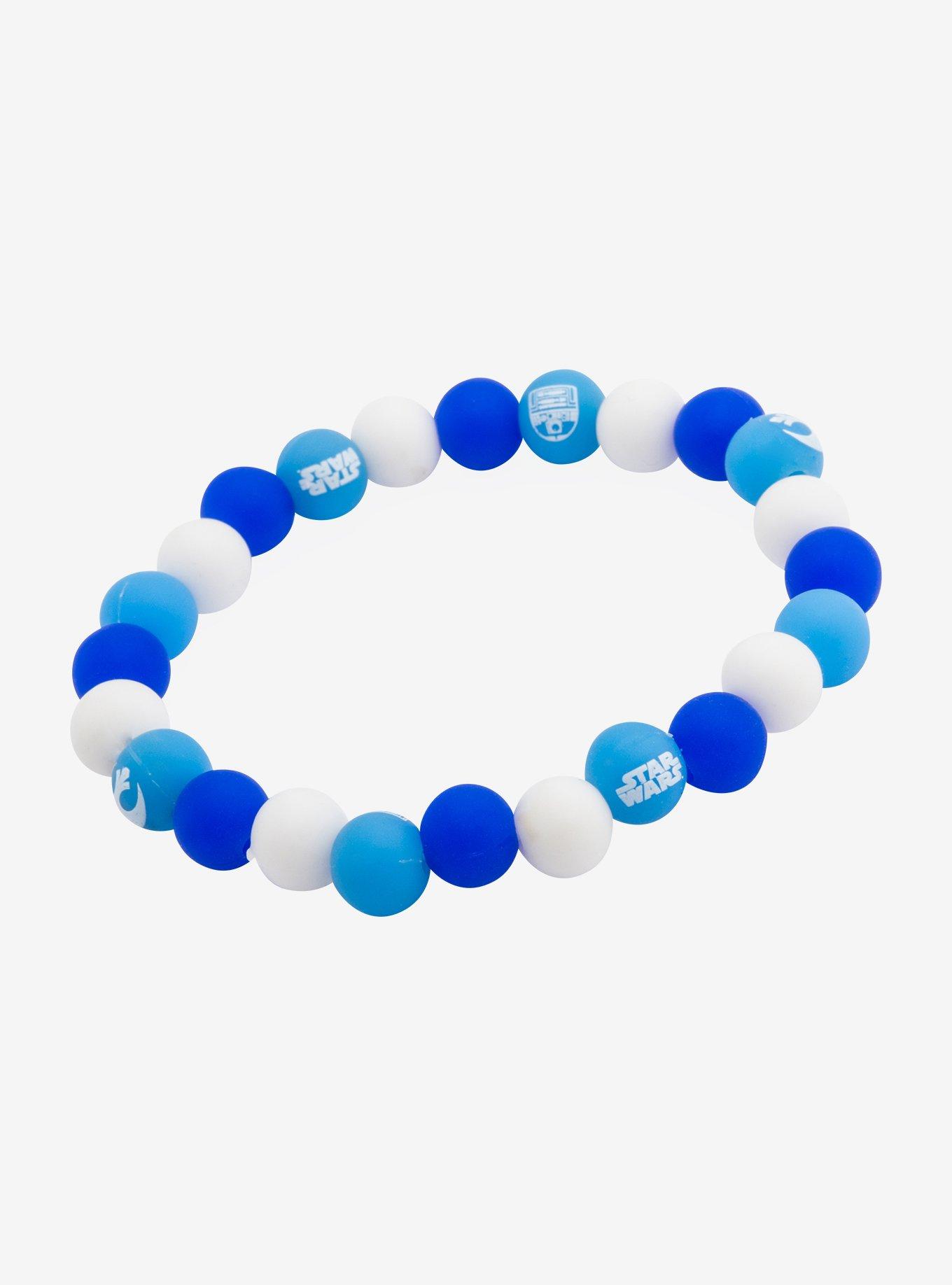 Star Wars R2-D2 Silicone Bead Bracelet, , hi-res