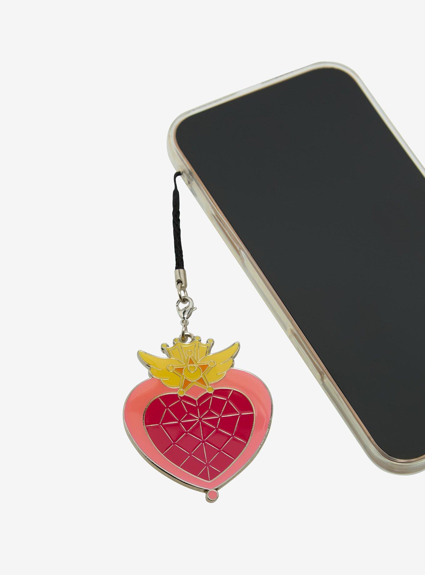 Pretty Guardian Sailor Moon Chibi Moon Compact Phone Charm Hot Topic Exclusive, , hi-res