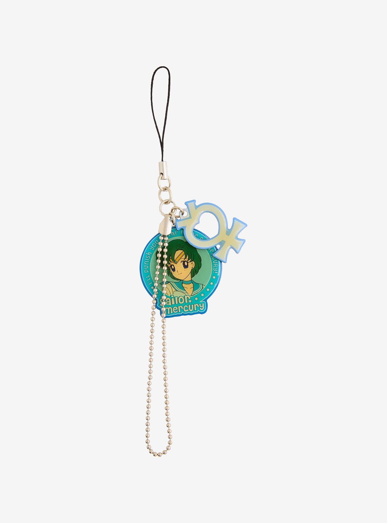 Pretty Guardian Sailor Moon Metal Sailor Jupiter Phone Charm Hot Topic Exclusive, , hi-res