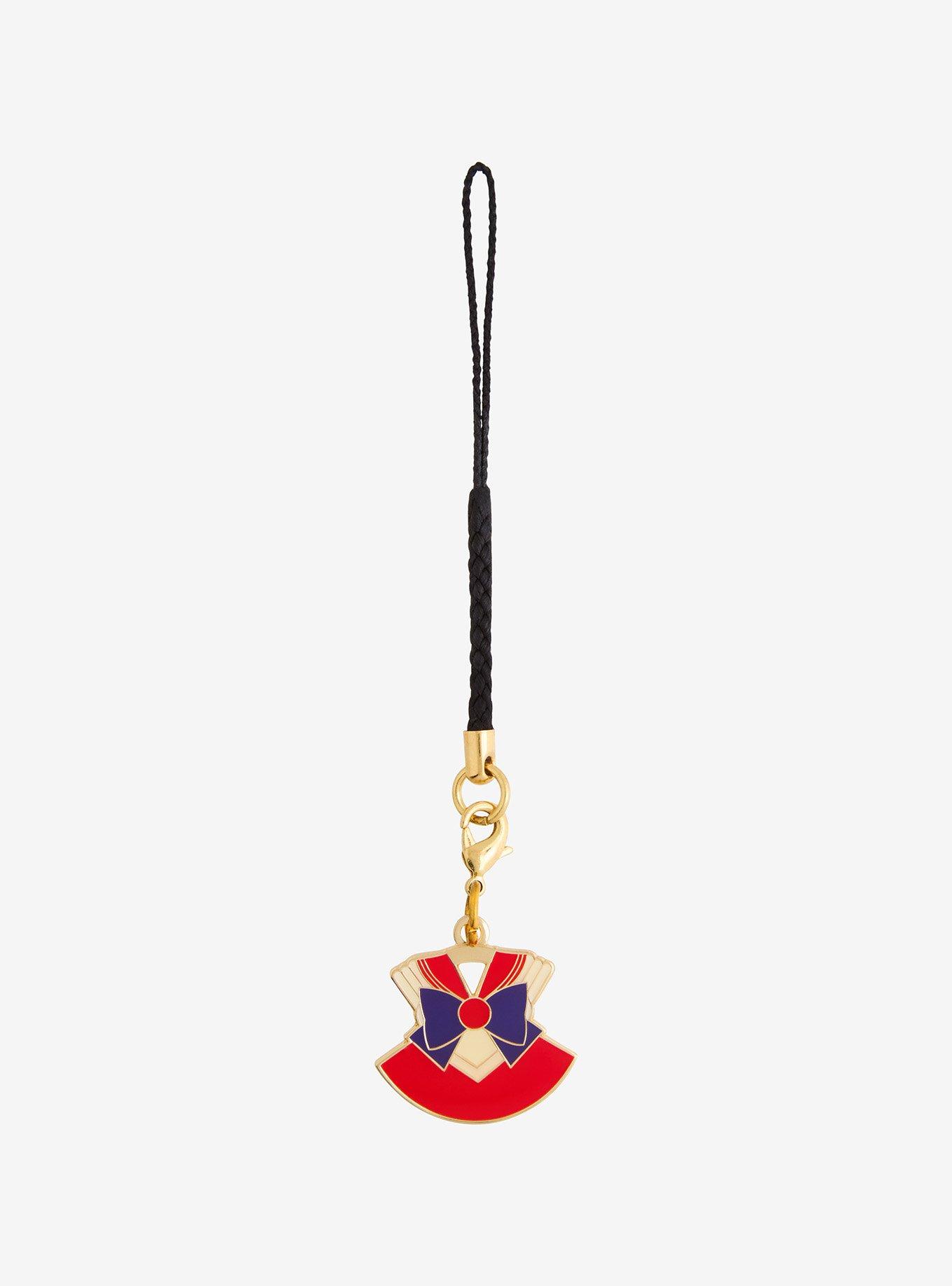 Pretty Guardian Sailor Moon Sailor Mars Uniform Phone Charm Hot Topic Exclusive, , hi-res