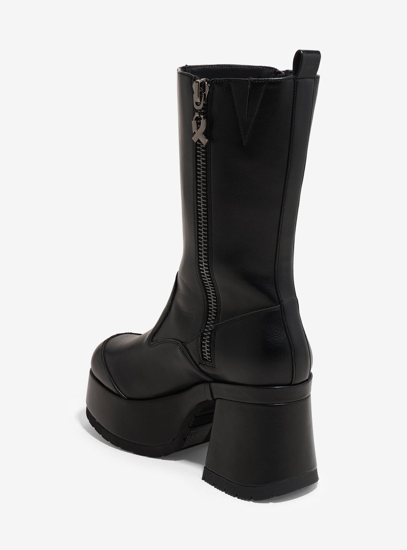 Koi Black Halcyon Heel Boots, , hi-res