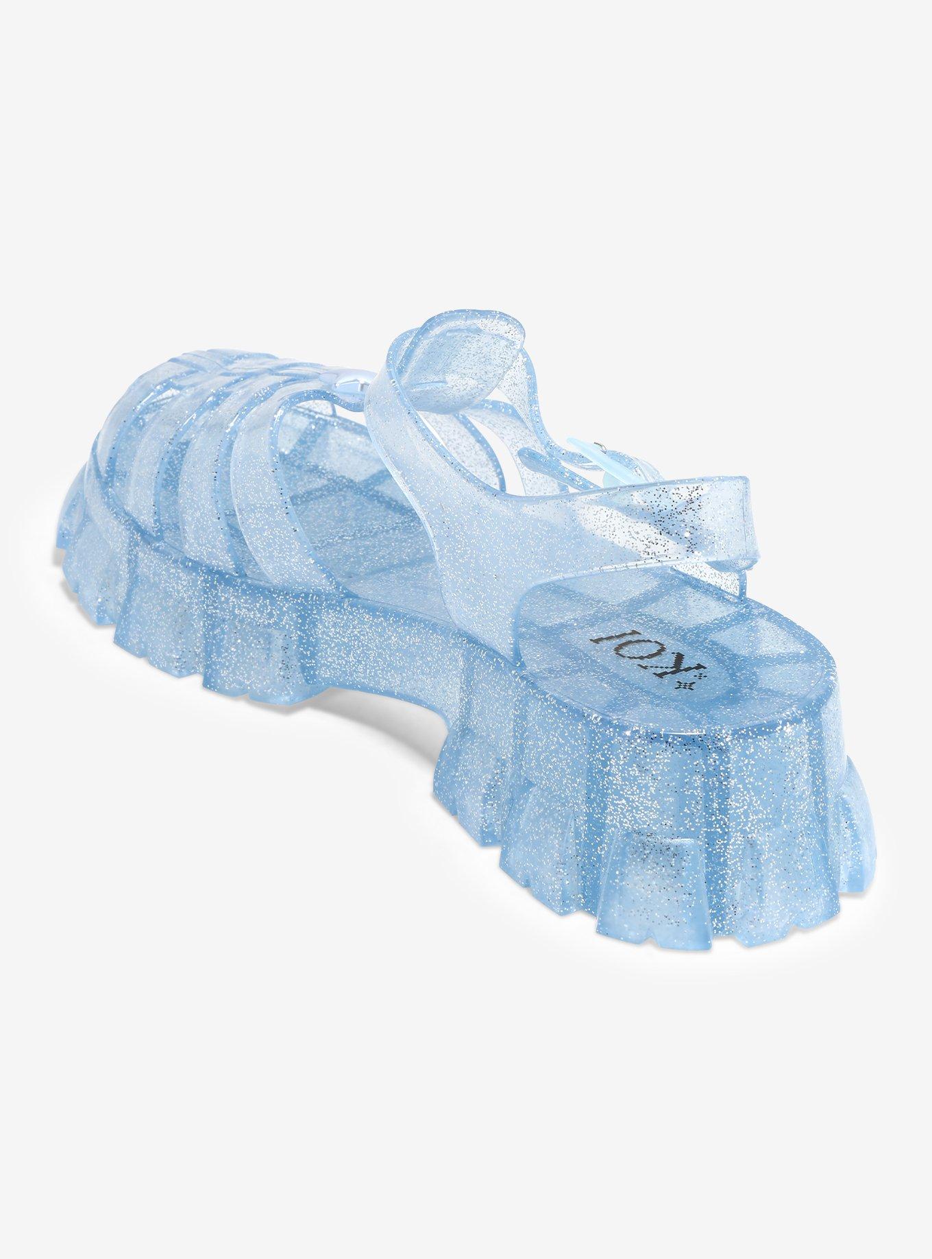Koi Blue Sunbeam Jelly Sandals, , hi-res