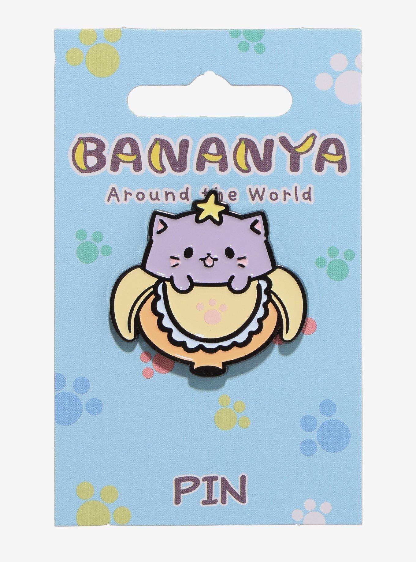 Bananya: Around The World Baby Sweet Enamel Pin, , hi-res