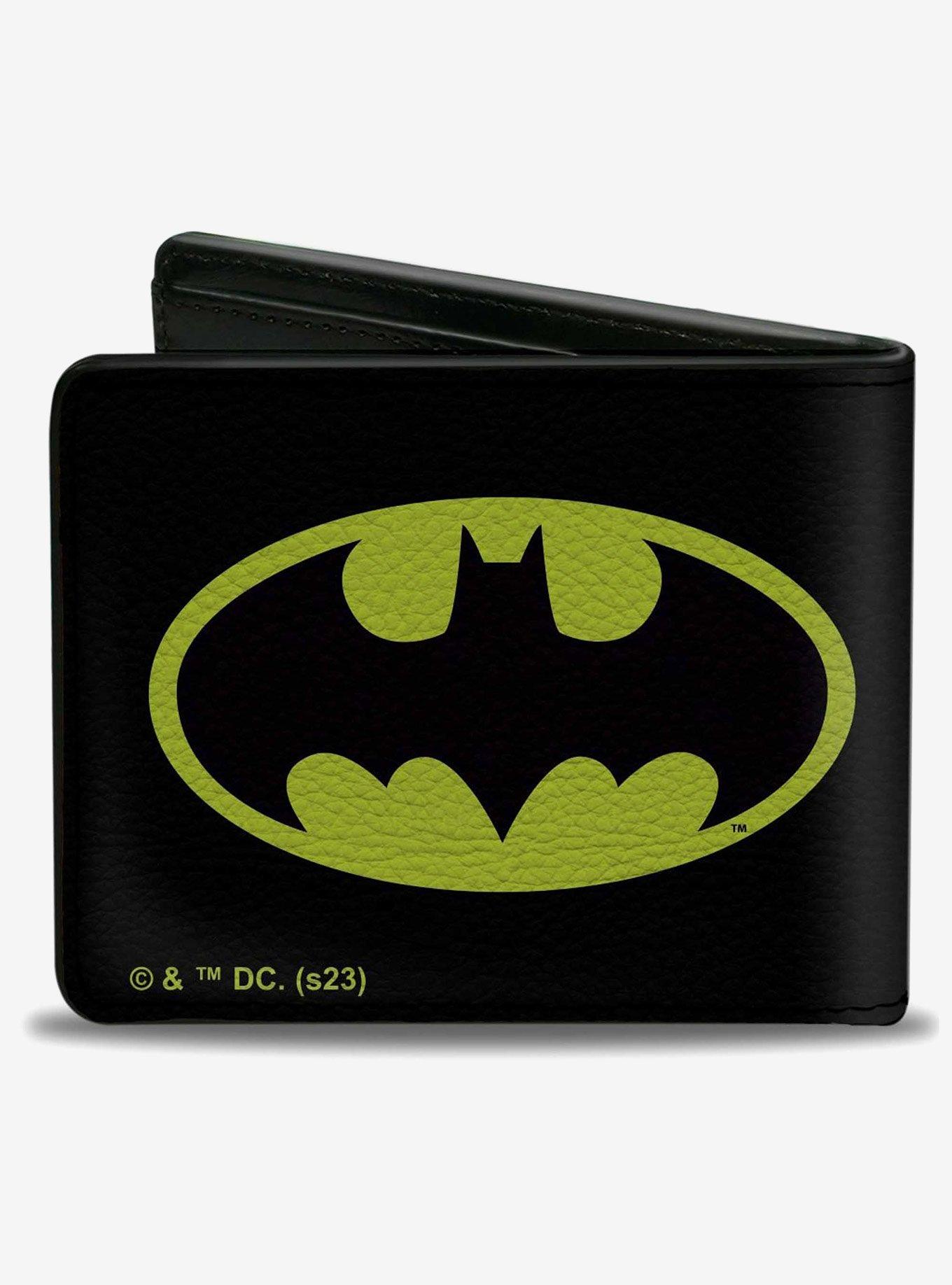 DC Comics Batman Bat Signal Logo Bifold Wallet, , hi-res