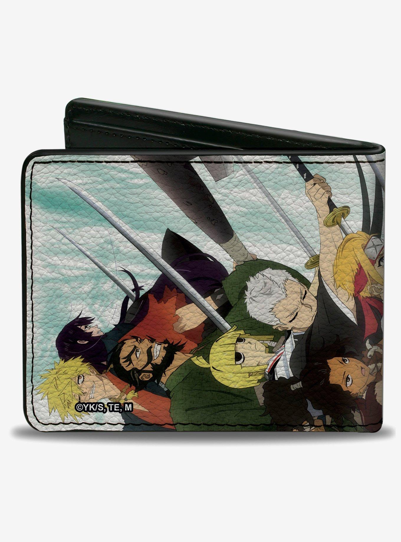 Hell's Paradise Eleven Character Sword Attack Pose Bifold Wallet, , hi-res