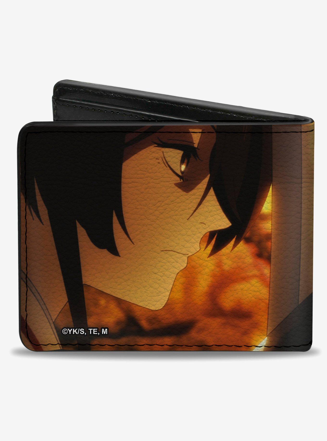 Hell's Paradise Yamada Vs Gabimaru Scene and Title Logo  Bifold Wallet, , alternate