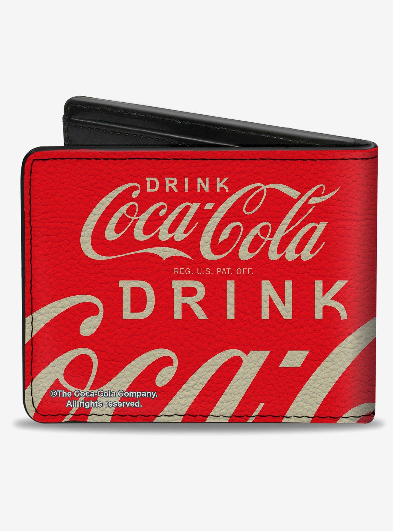 Coca-Cola Drink Coca Cola Close Up Bifold Wallet, , hi-res