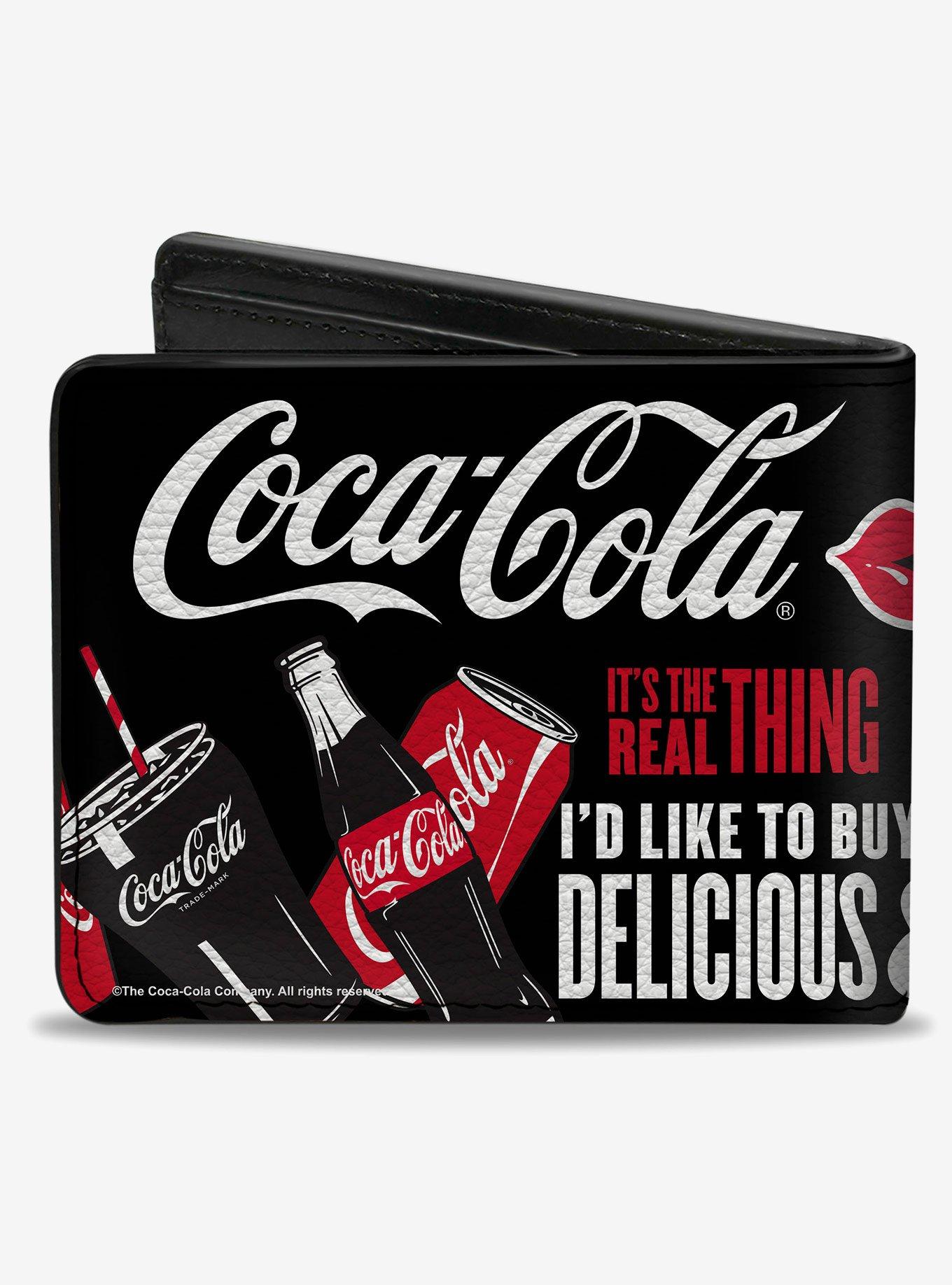 Coca-Cola Its The Real Thing Collage Bifold Wallet, , hi-res