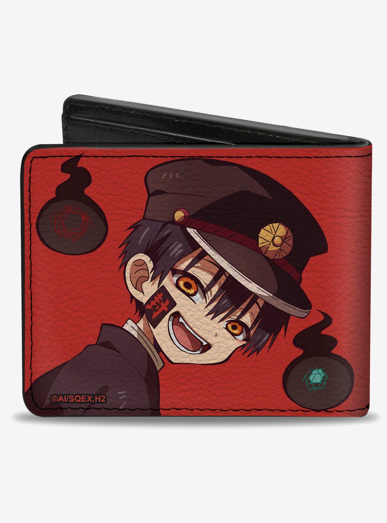 After-School Hanako-Kun Hanako Poses and Hakujouda Orbs Bifold Wallet, , hi-res